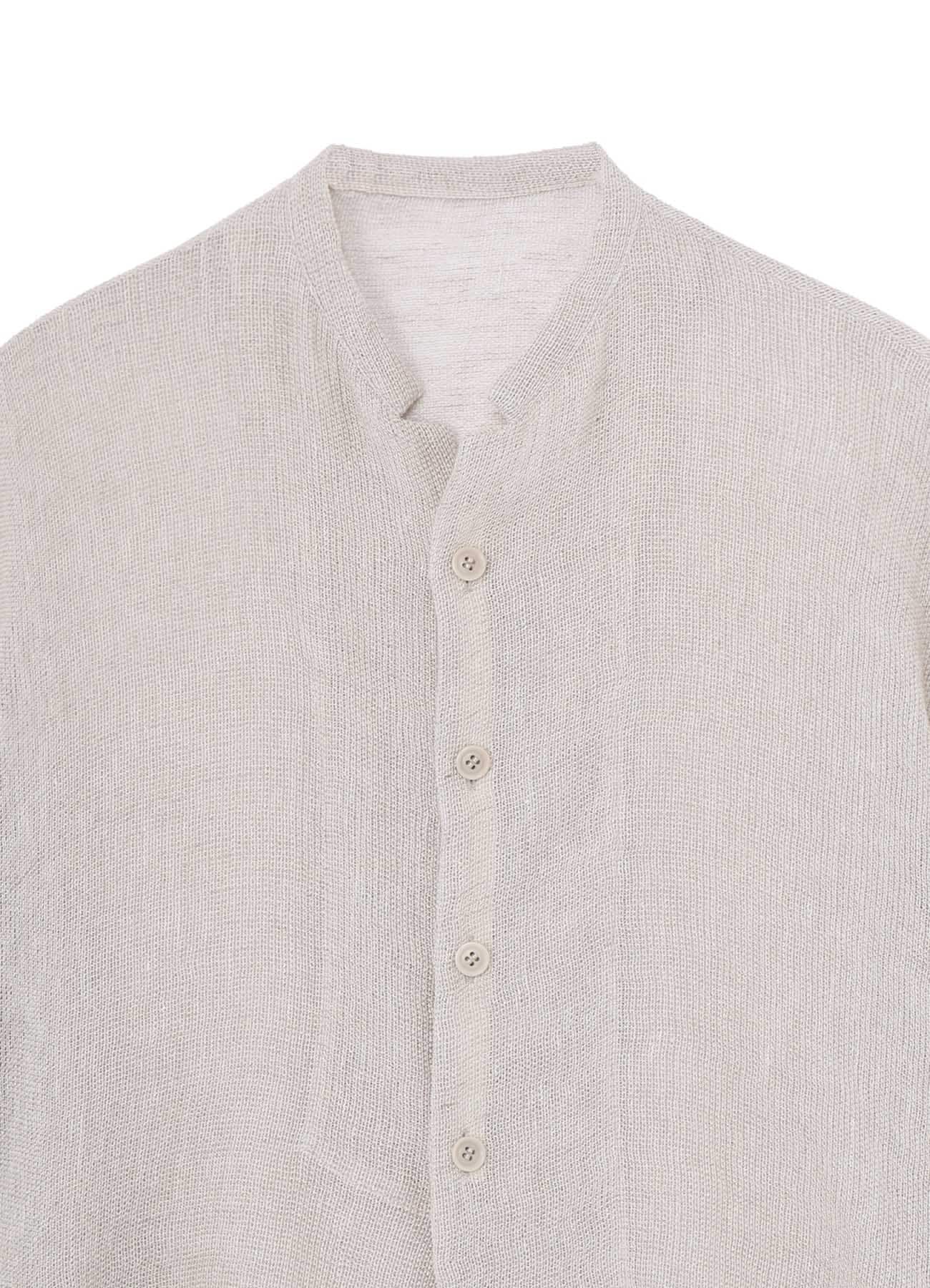 LENO CLOTH HALF SLEEVE BOX SHIRT