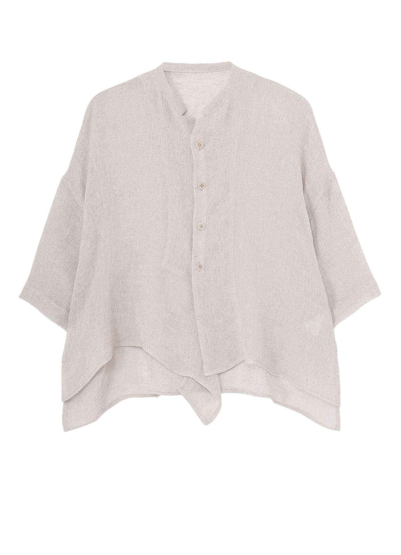 LENO CLOTH HALF SLEEVE BOX SHIRT