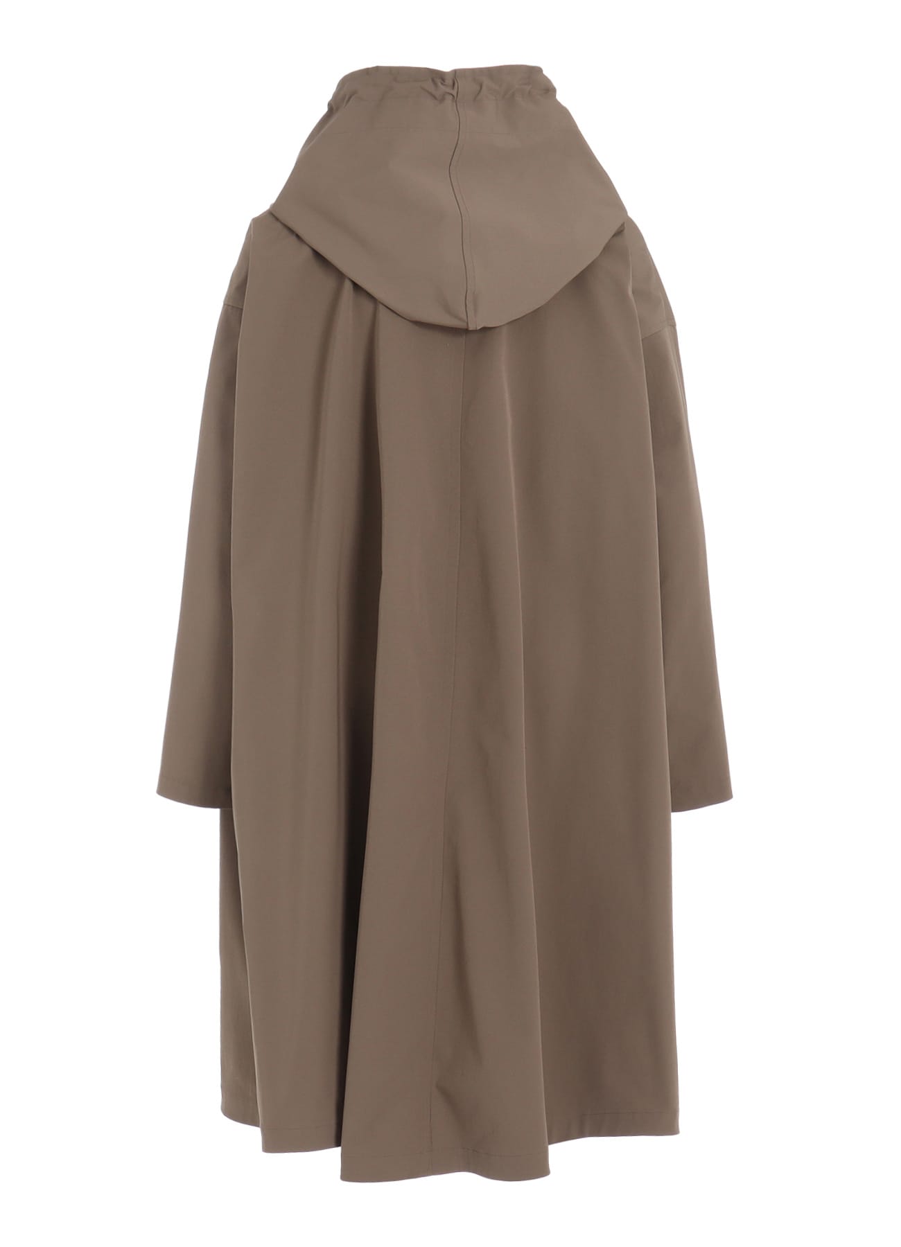 PE TWILL WATER REPELLENT HOODIED COAT