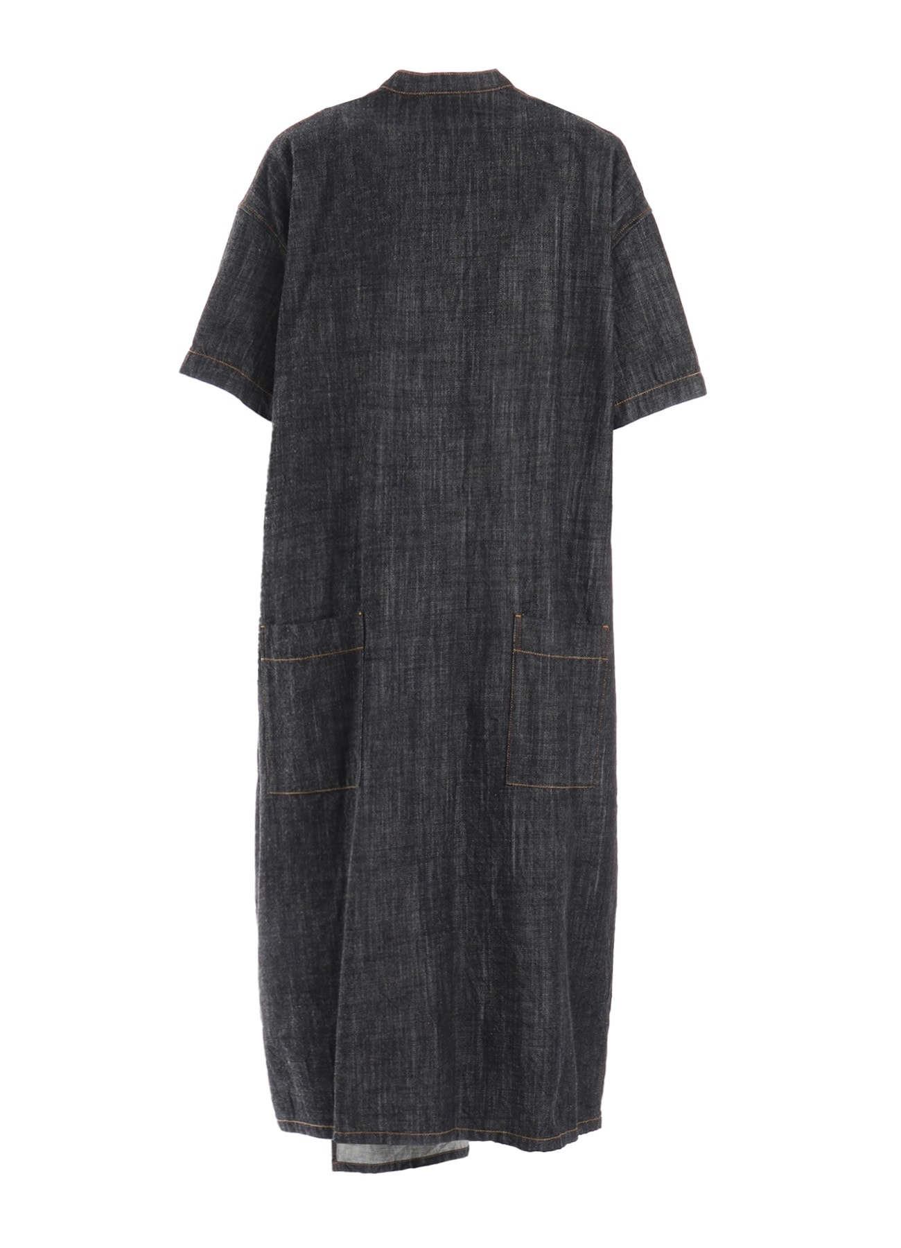 8OZ DENIM HALF SLEEEVE BOX SHIRT DRESS