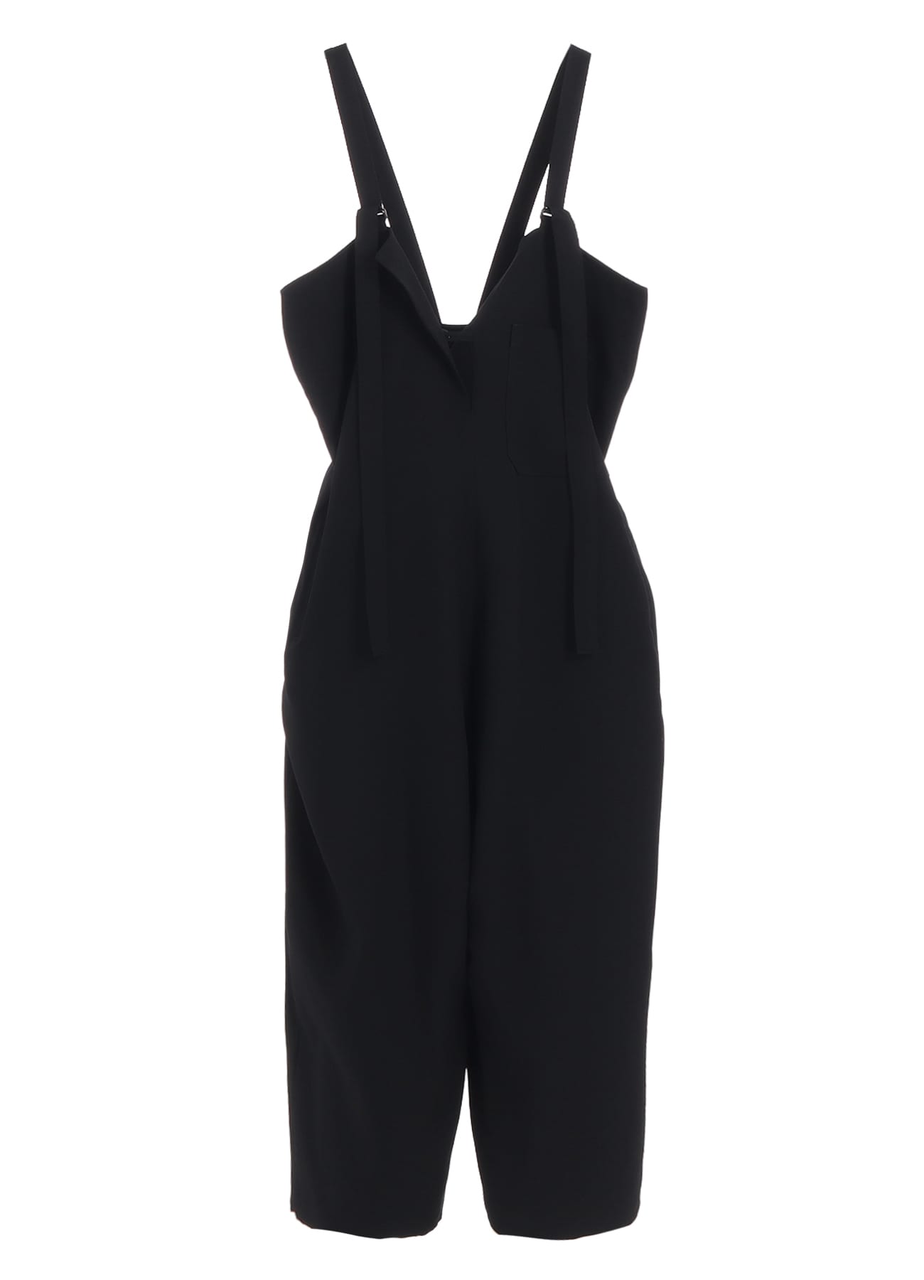 WOOL GABARDINE STRAP OVERALLS