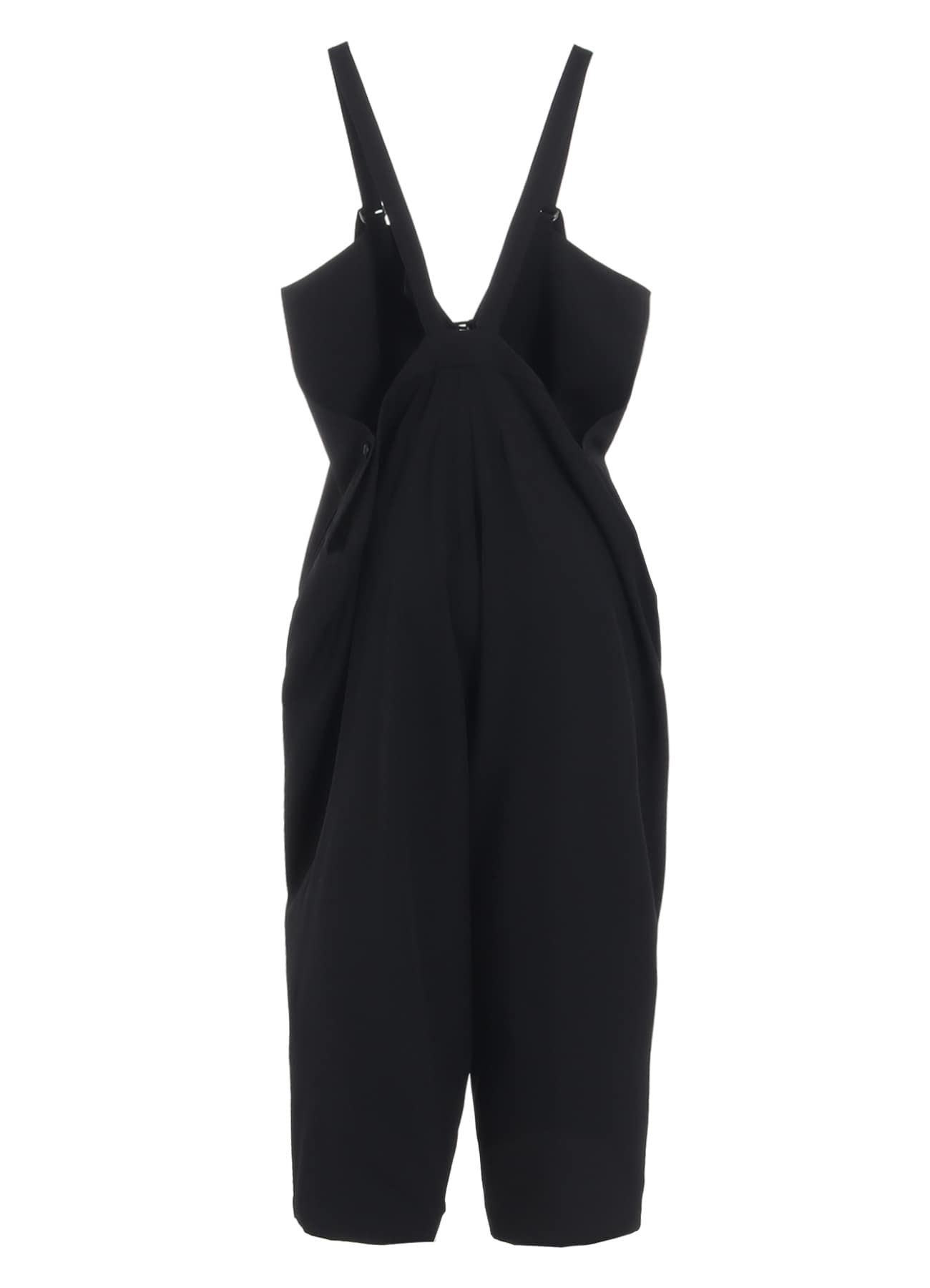 WOOL GABARDINE STRAP OVERALLS