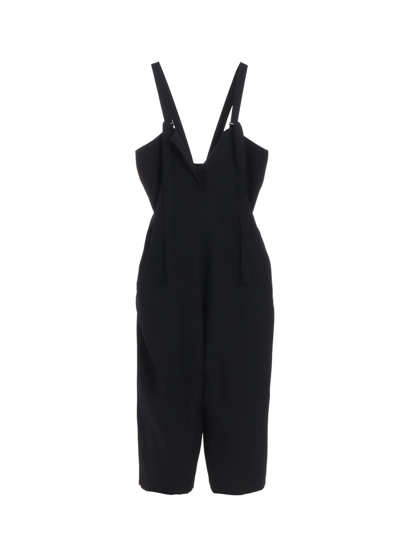 WOOL GABARDINE STRAP OVERALLS