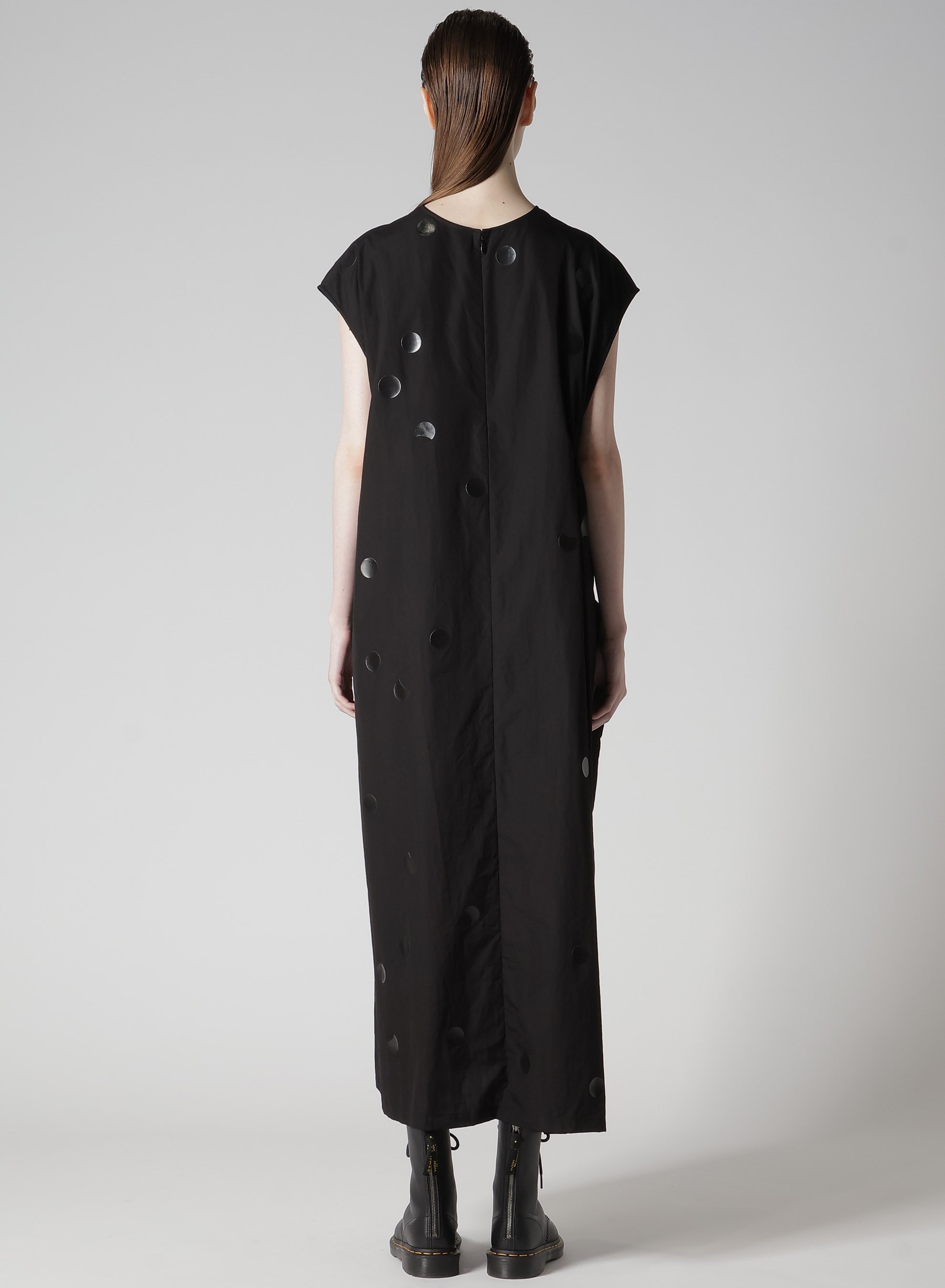 100/2 BROAD DOT PIGMENT PRINT GATHERED DRESS