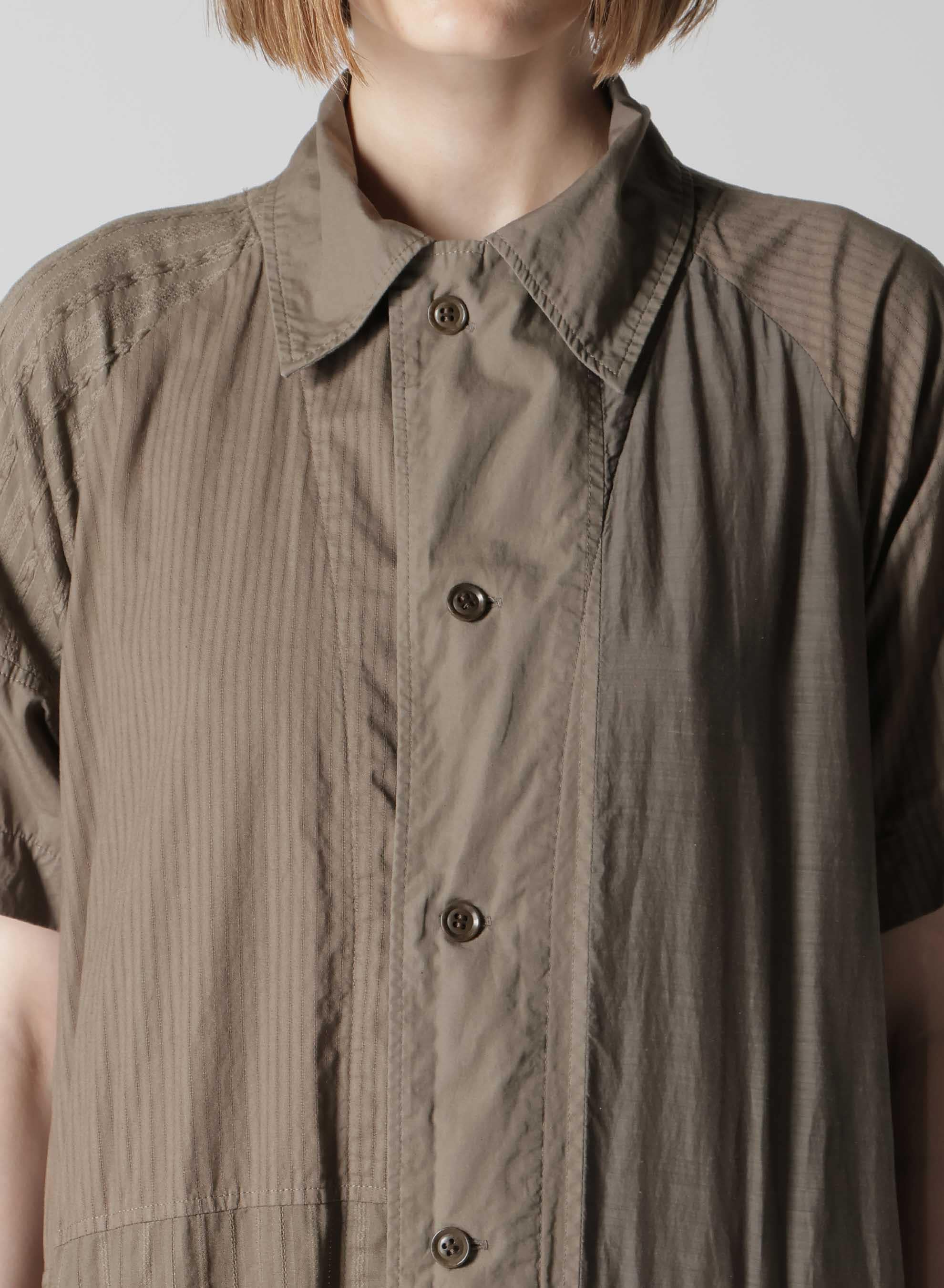 PATCHWORK A-LINE LONG DRESS