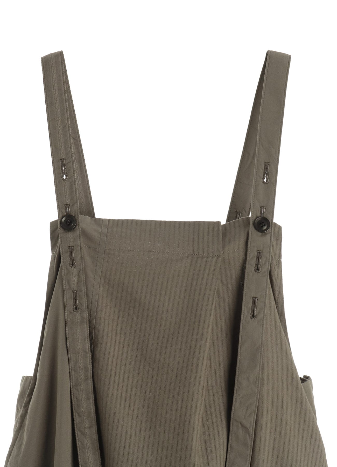 PATCHWORK TUCK SHOULDER STRAP DRESS
