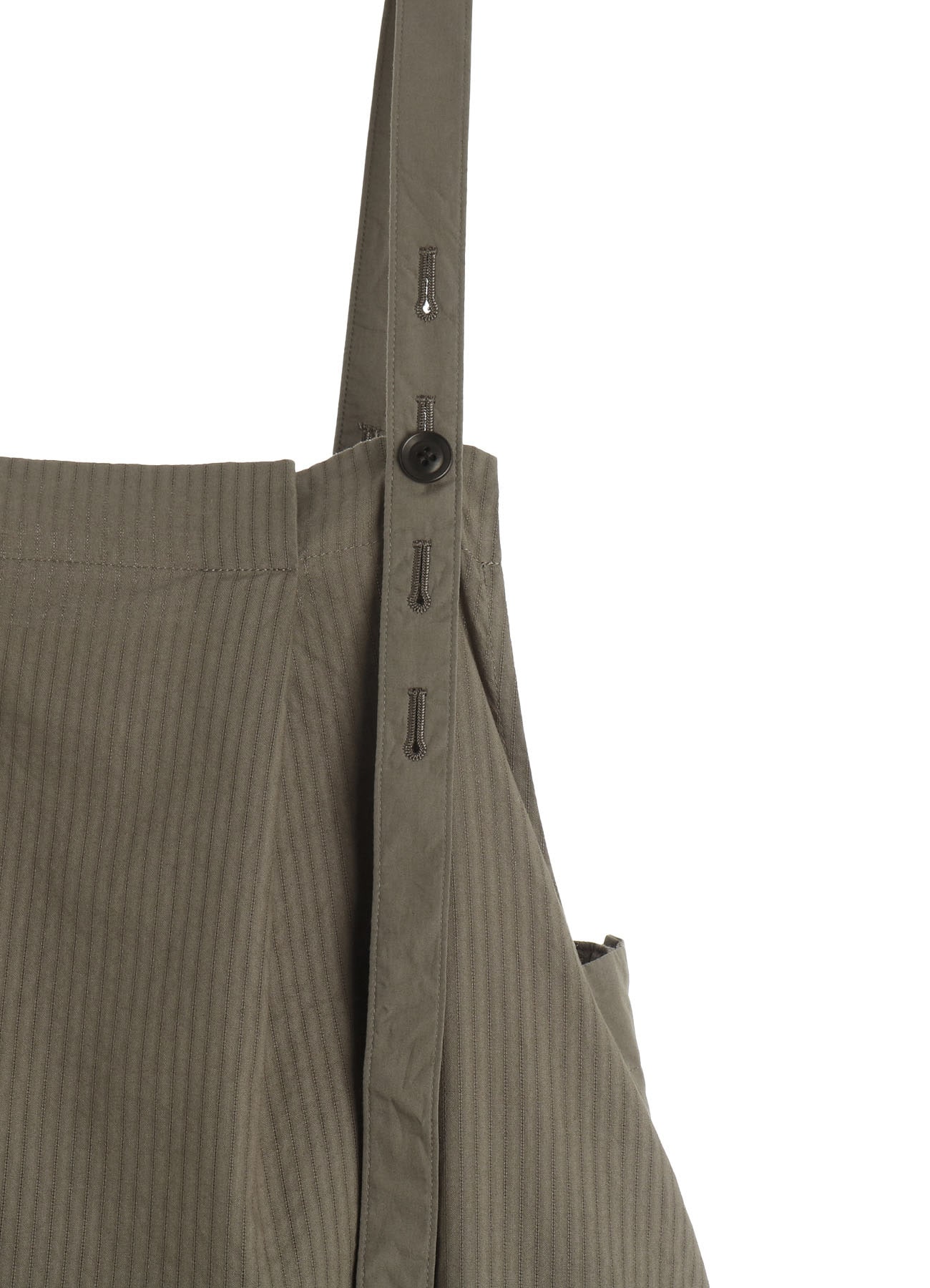 PATCHWORK TUCK SHOULDER STRAP DRESS