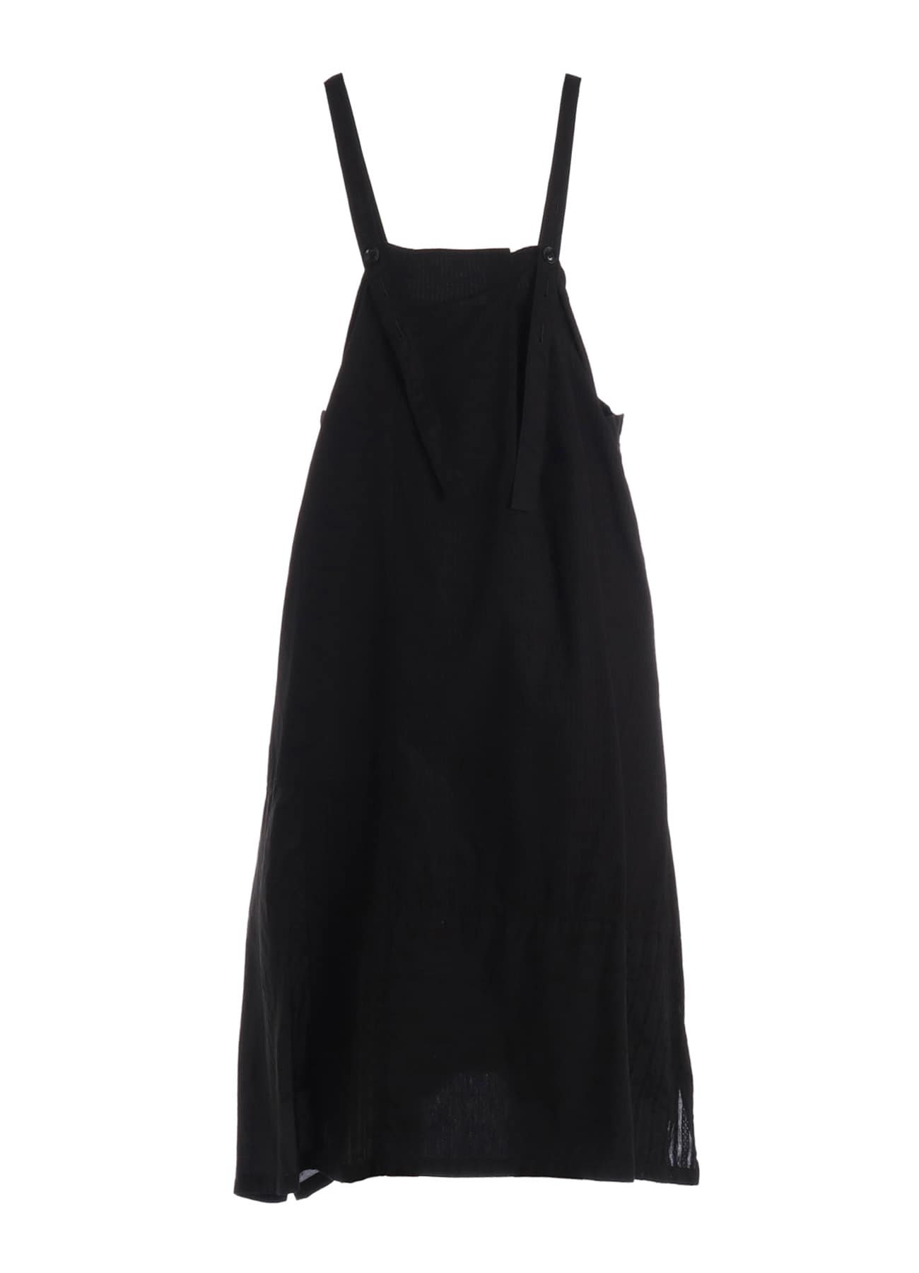 PATCHWORK TUCK SHOULDER STRAP DRESS