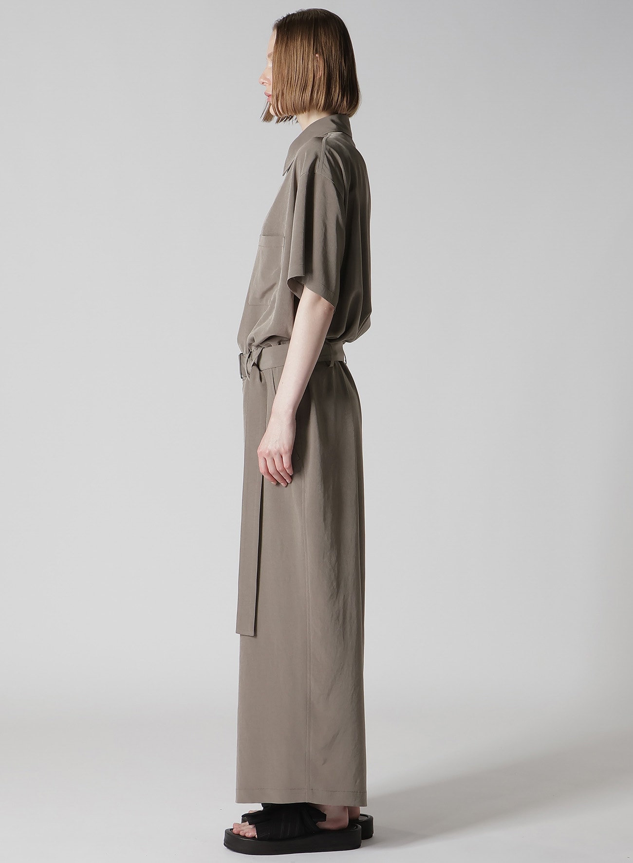 TA/PE CREPE DE CHINE OVERALLS