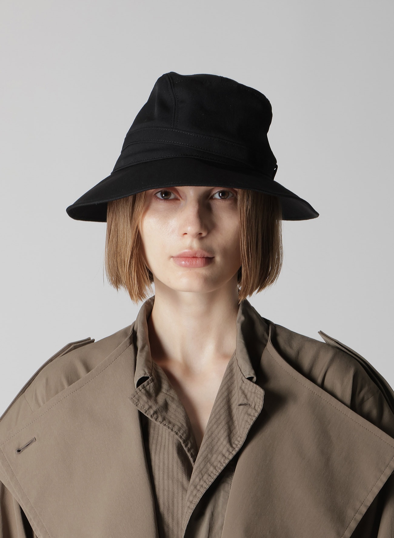【THE SHOP先行】WOOL GABARDINE ARRANGED HAT