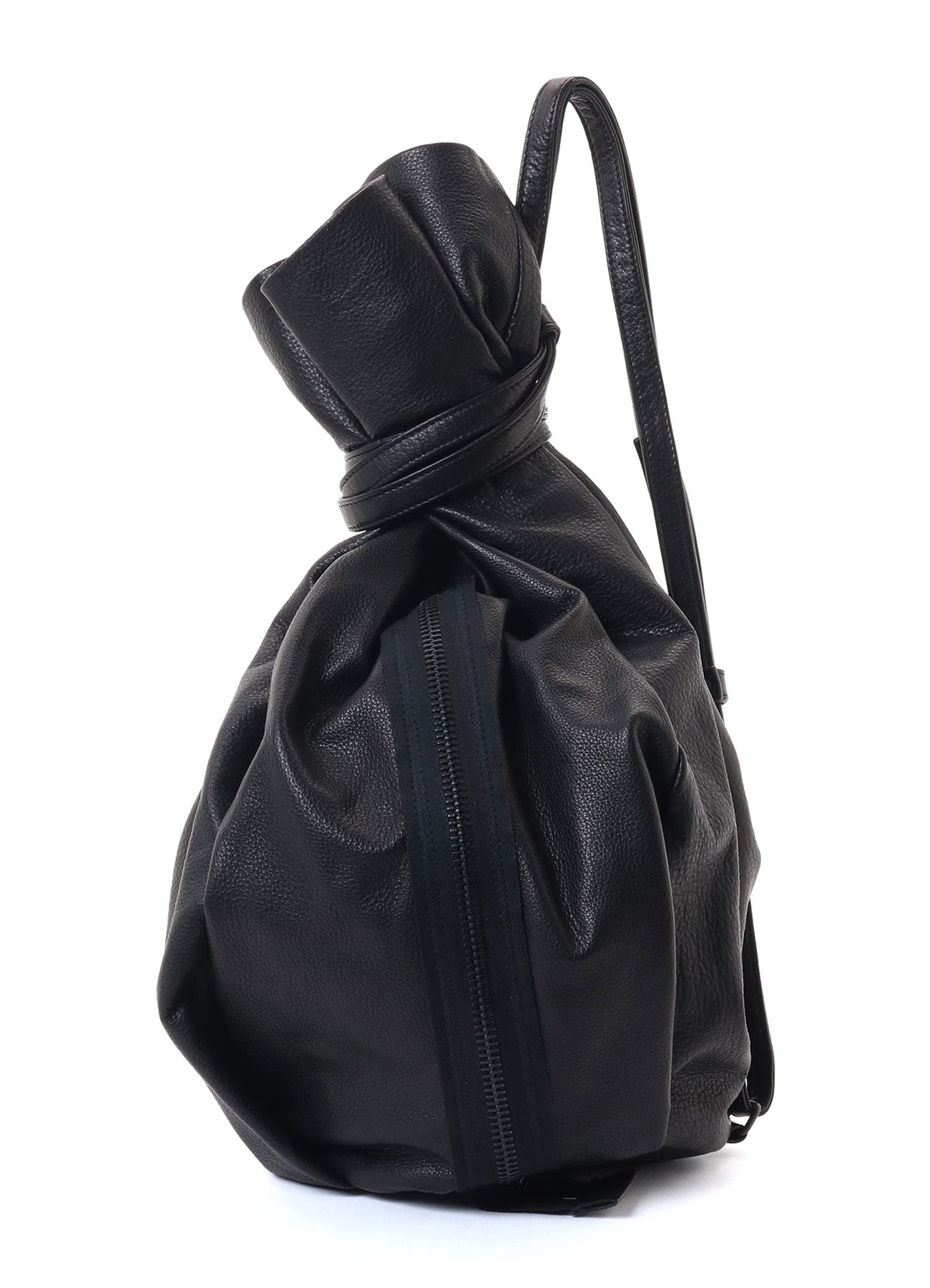 SOFT LEATHER  ZIPPER SHOULDER BAG