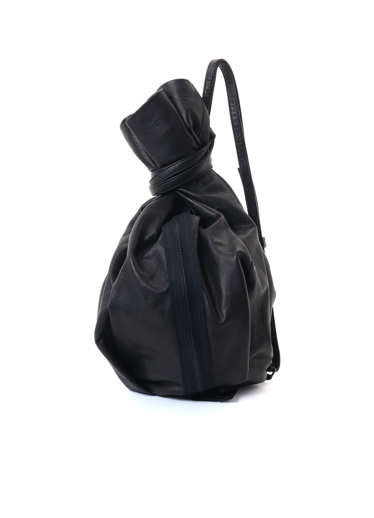 SOFT LEATHER  ZIPPER SHOULDER BAG