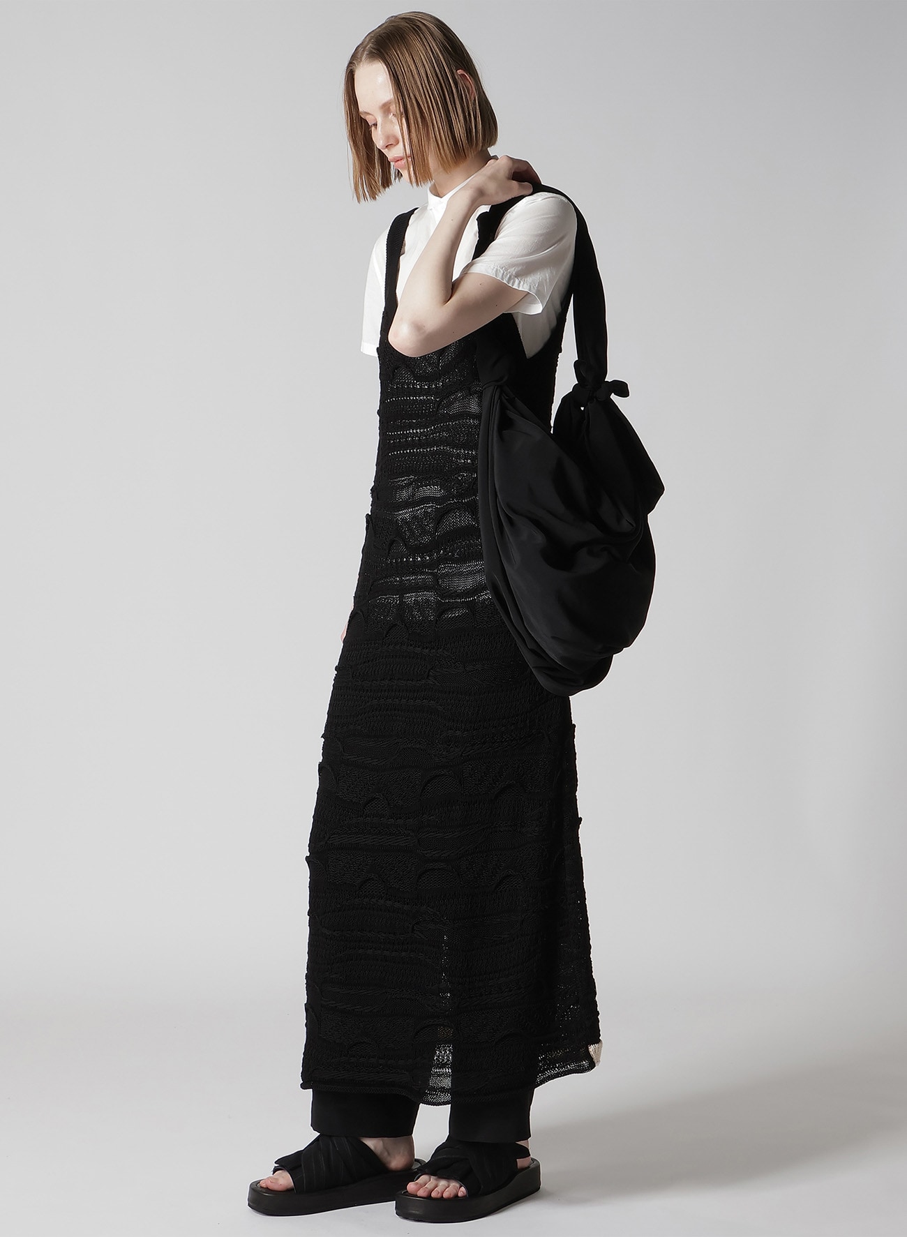 【THE SHOP先行】TA/PE CREPE DE CHINE FUROSHIKI BAG