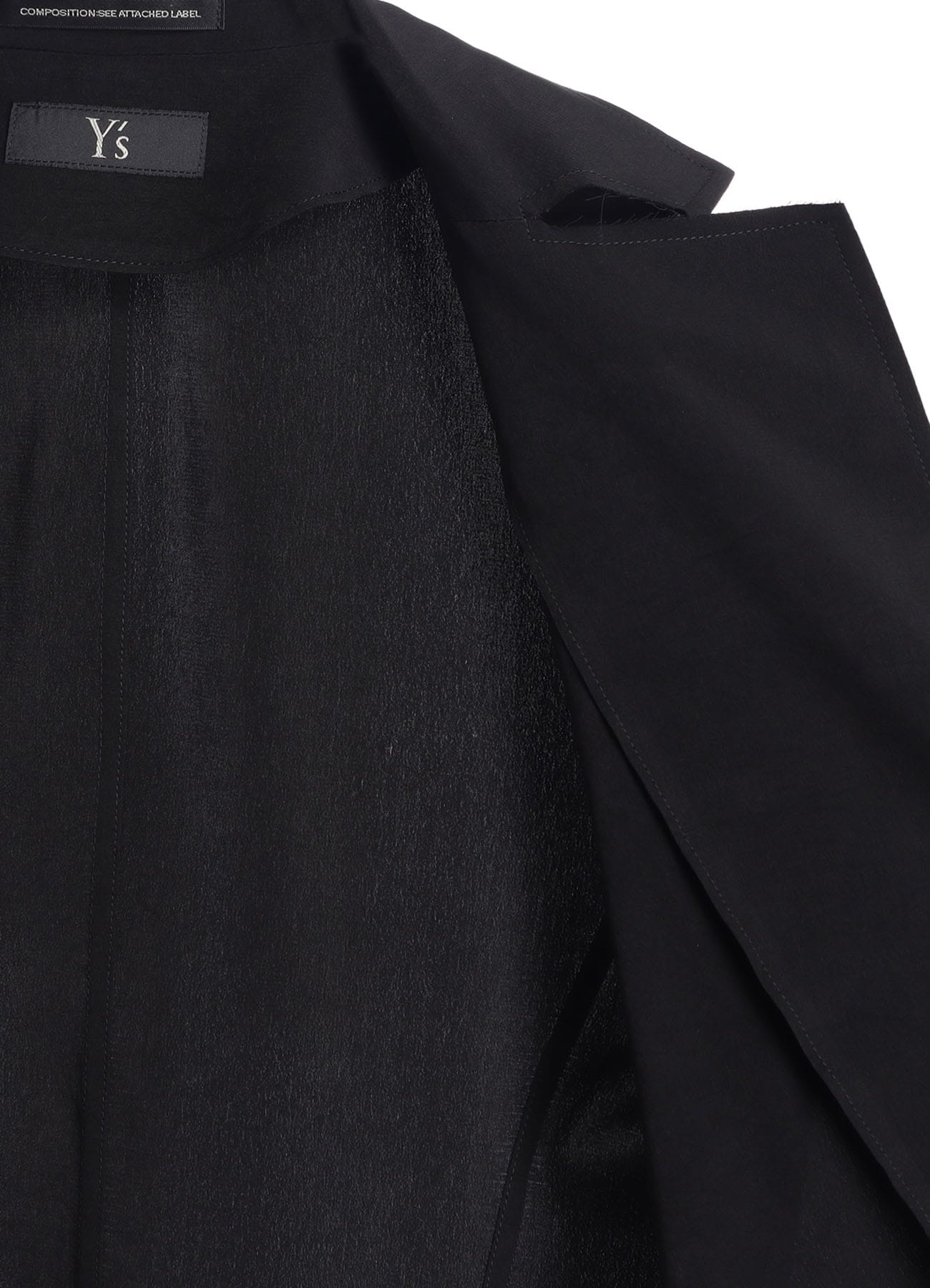 TA/PE CREPE DE CHINE ASYMMETRIC JACKET