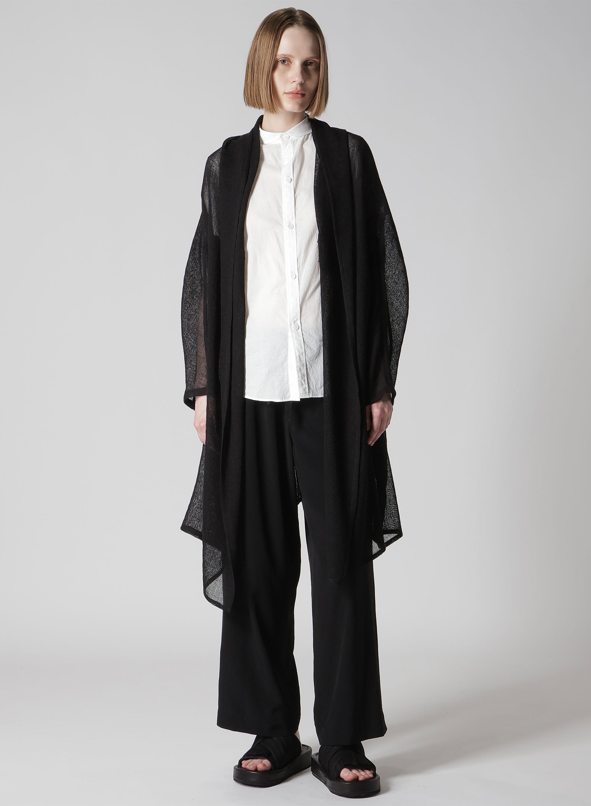 LENO CLOTH SCARF JACKET