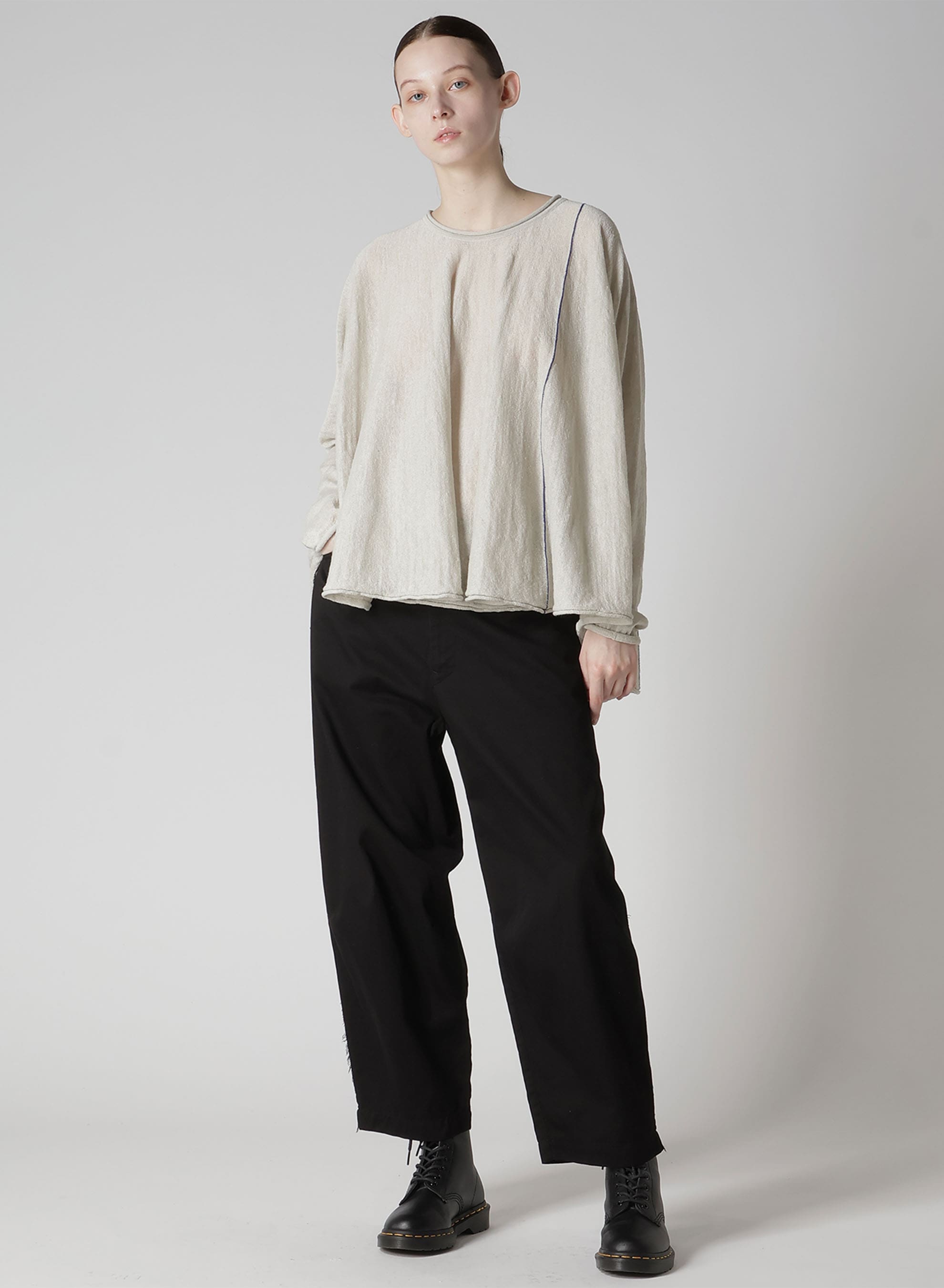 JERSEY A-LINE FLARE PULLOVER