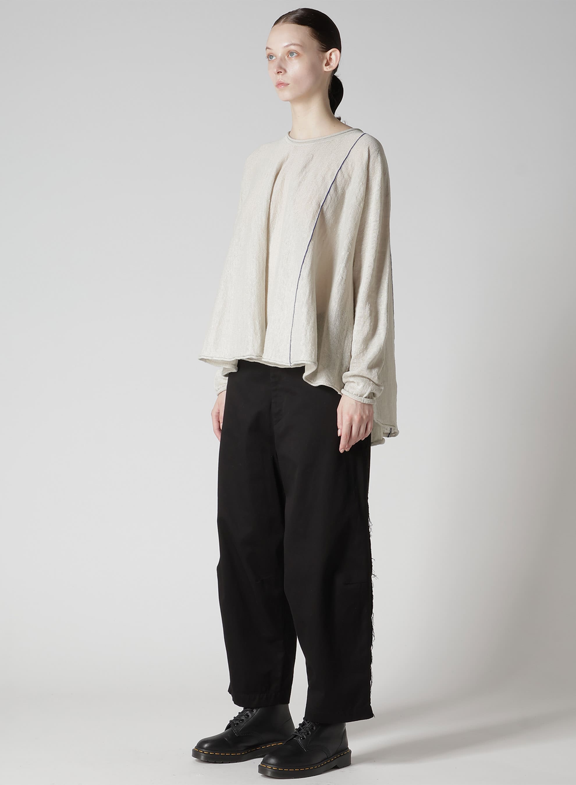 JERSEY A-LINE FLARE PULLOVER