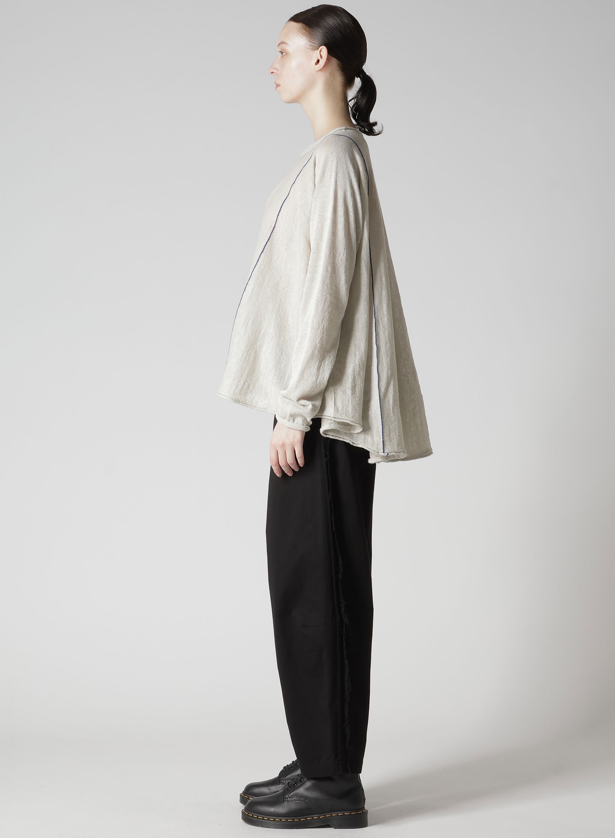 JERSEY A-LINE FLARE PULLOVER