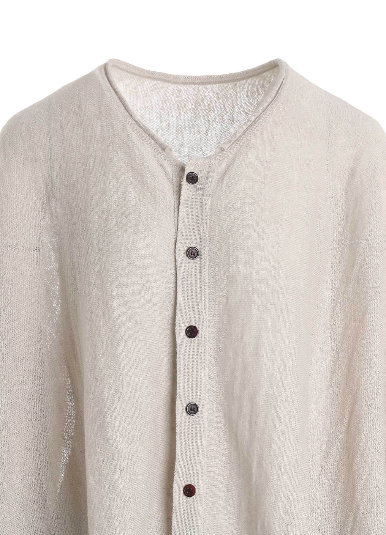 JERSEY 1/2 SLEEVE BIG CARDIGAN