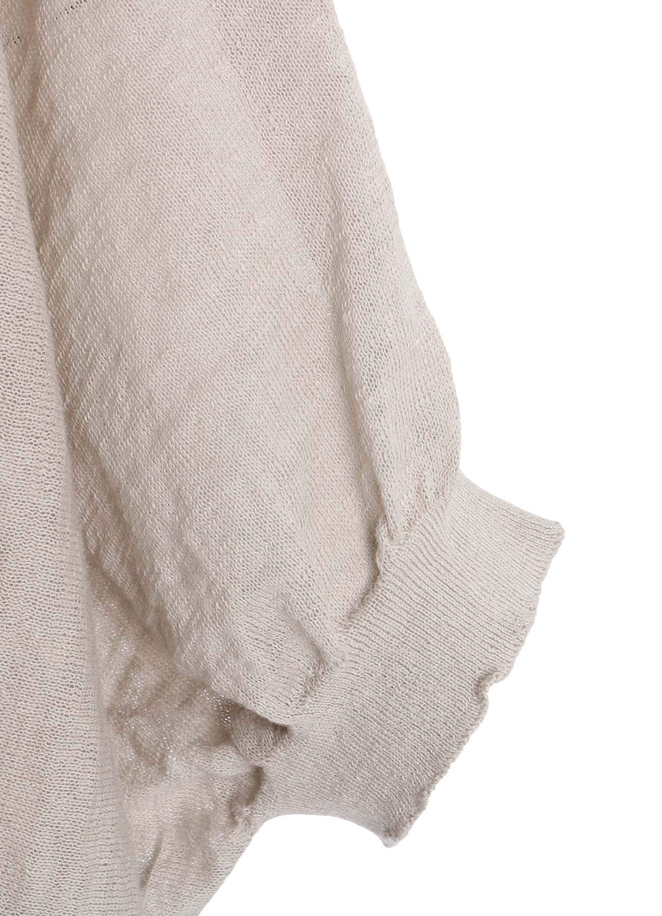 JERSEY 1/2 SLEEVE BIG CARDIGAN