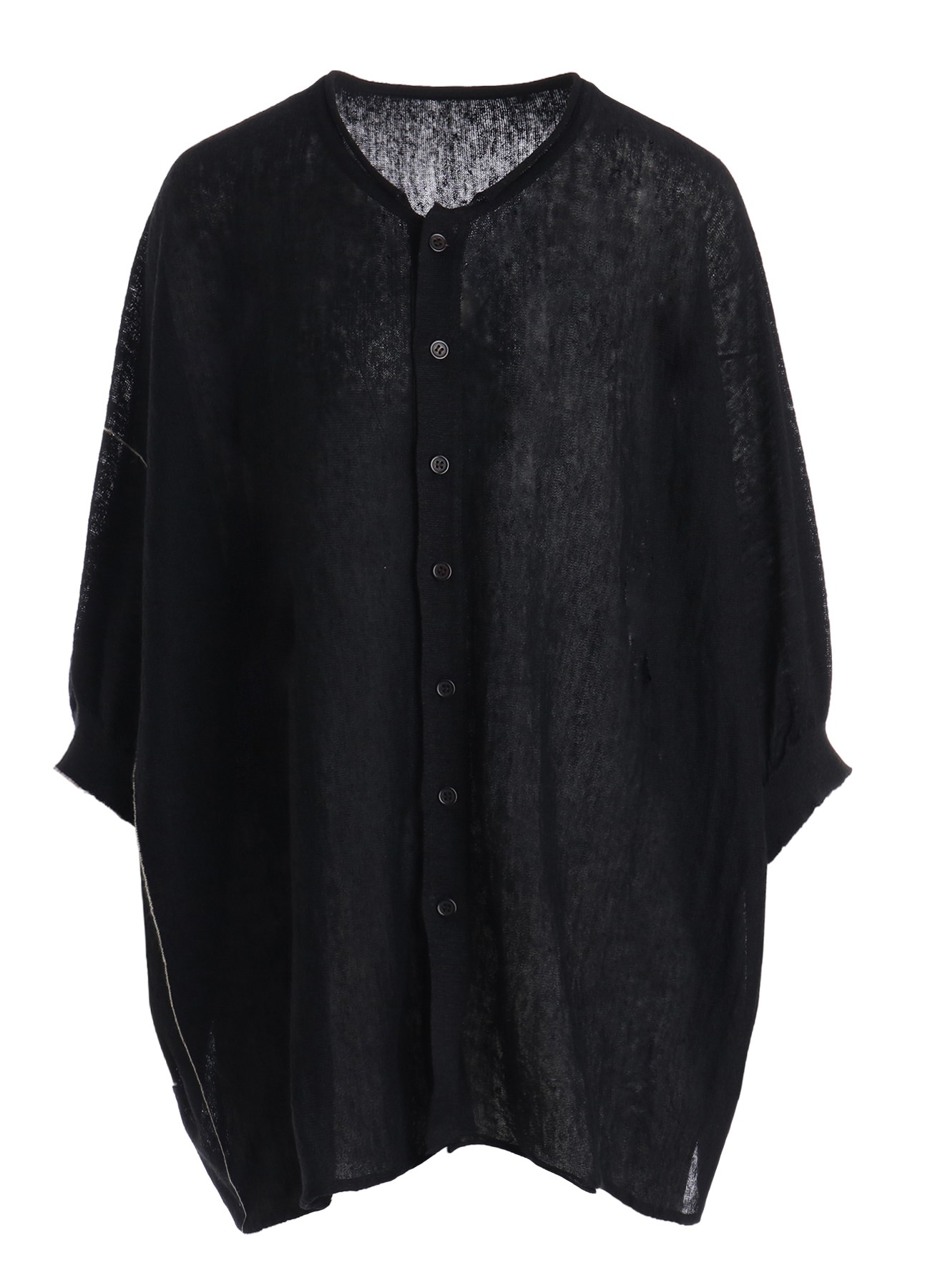 JERSEY 1/2 SLEEVE BIG CARDIGAN