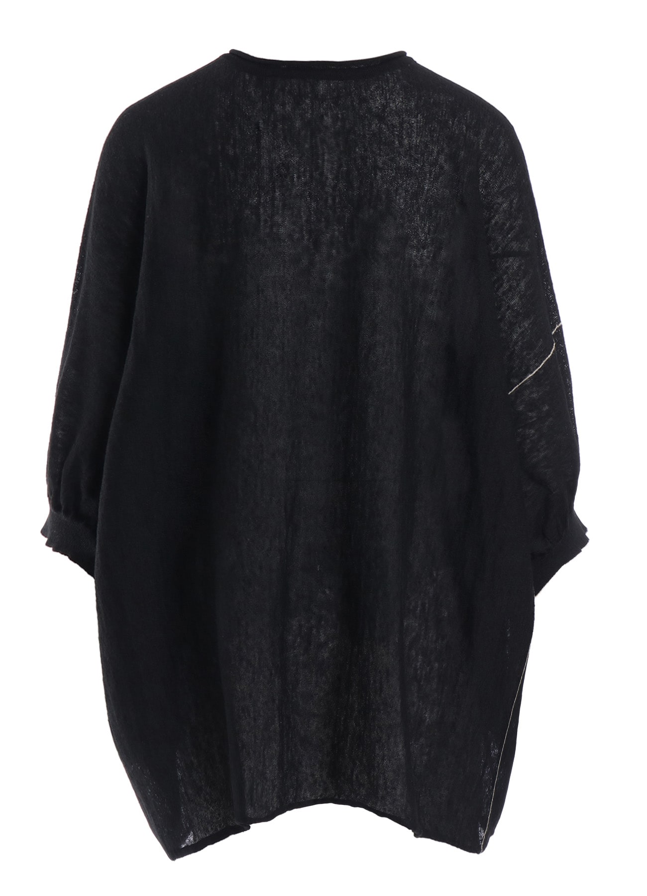 JERSEY 1/2 SLEEVE BIG CARDIGAN