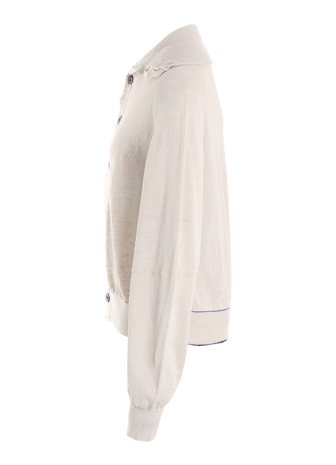 JERSEY CARDIGAN WITH COLLAR