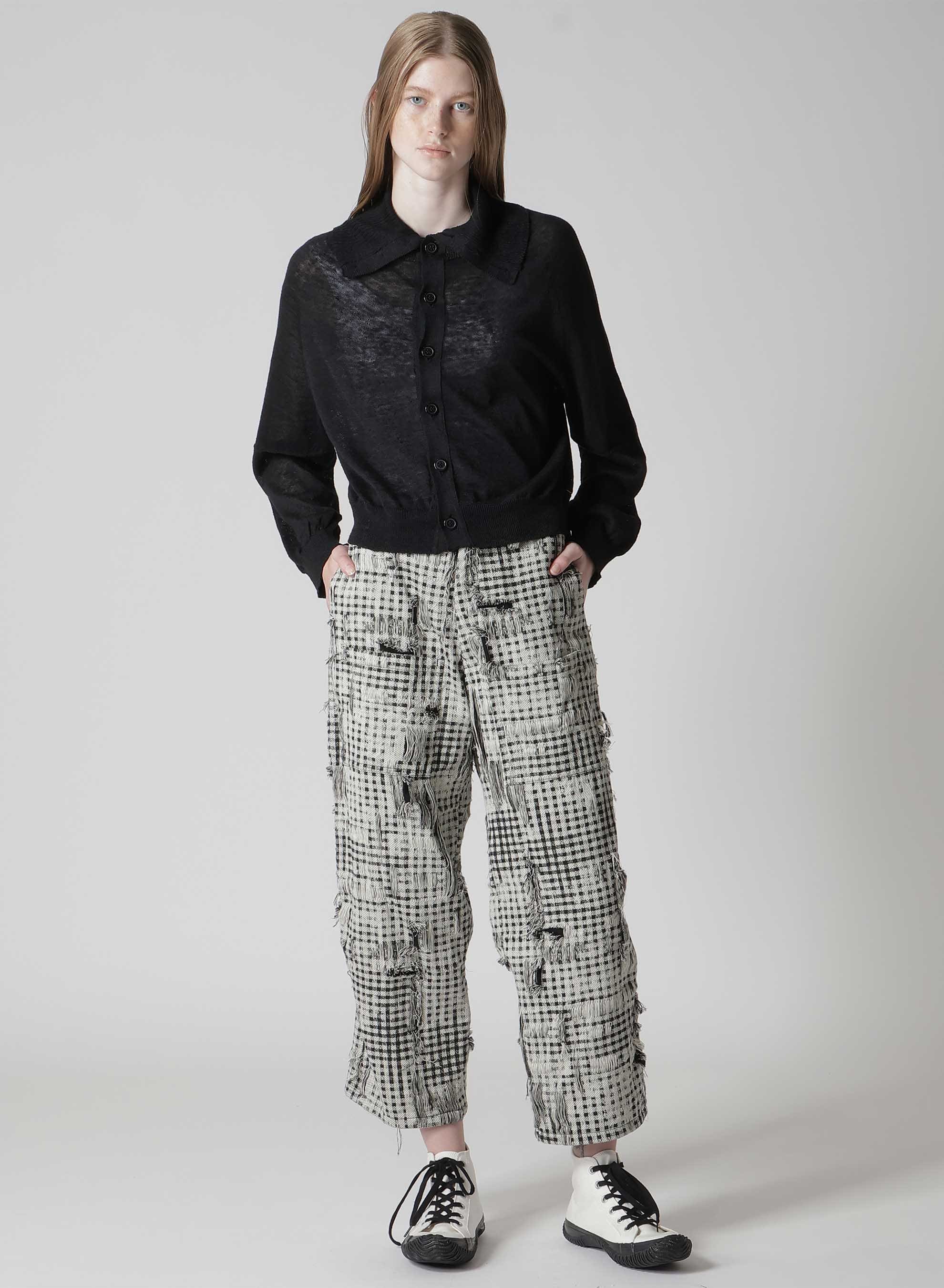 JERSEY CARDIGAN WITH COLLAR