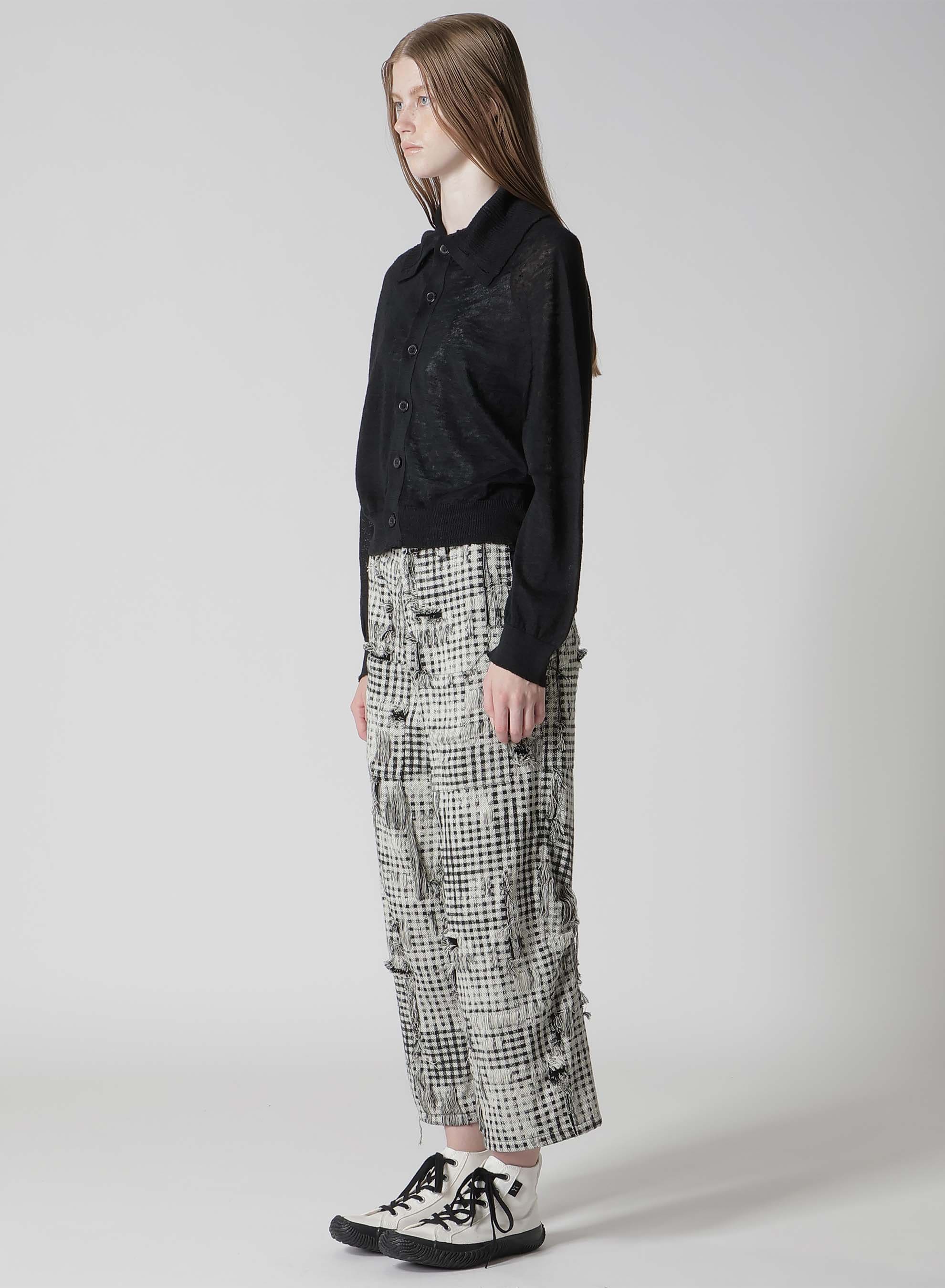 JERSEY CARDIGAN WITH COLLAR