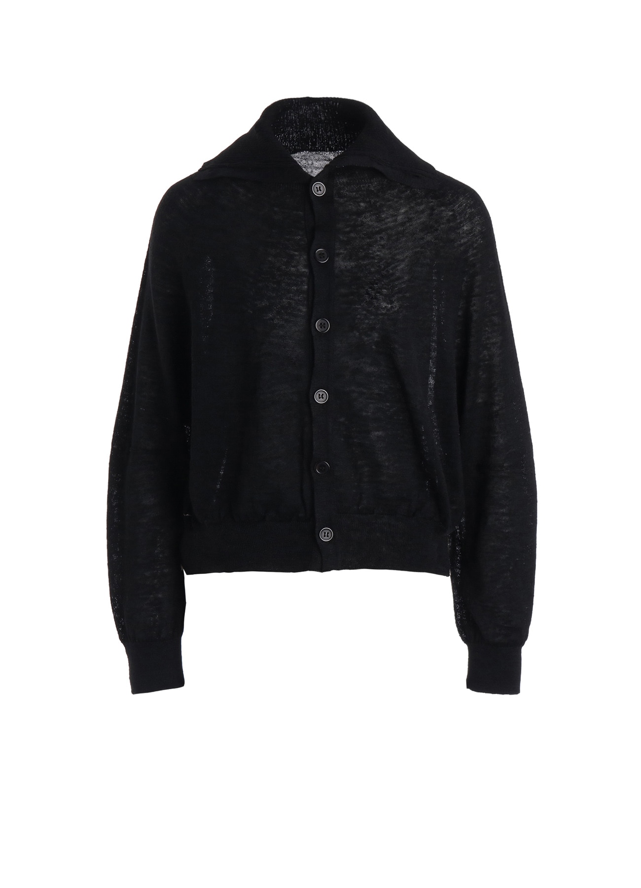 JERSEY CARDIGAN WITH COLLAR