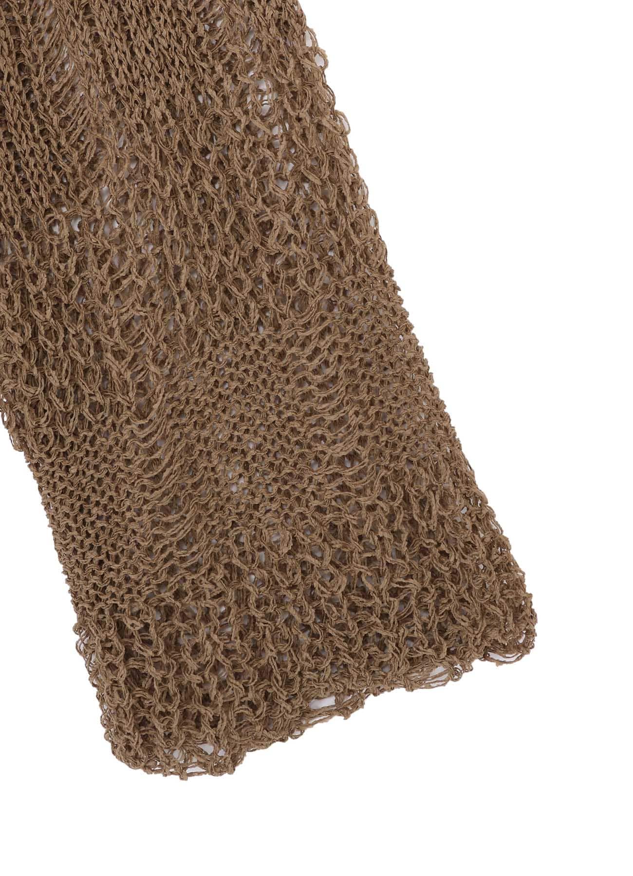 PLAID LOOSE-KNIT LONG SLEEVE PULLOVER