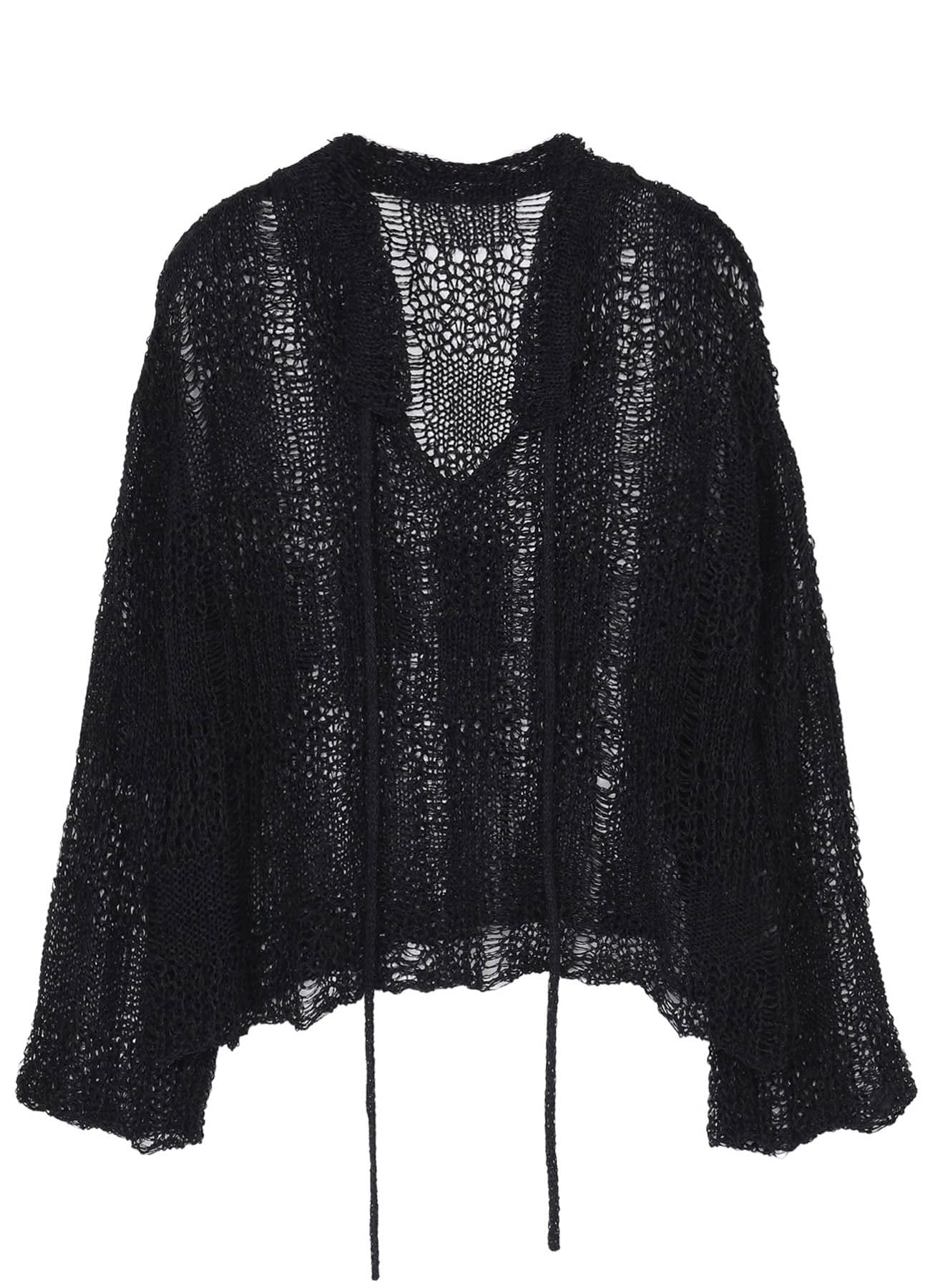 PLAID LOOSE-KNIT LONG SLEEVE PULLOVER