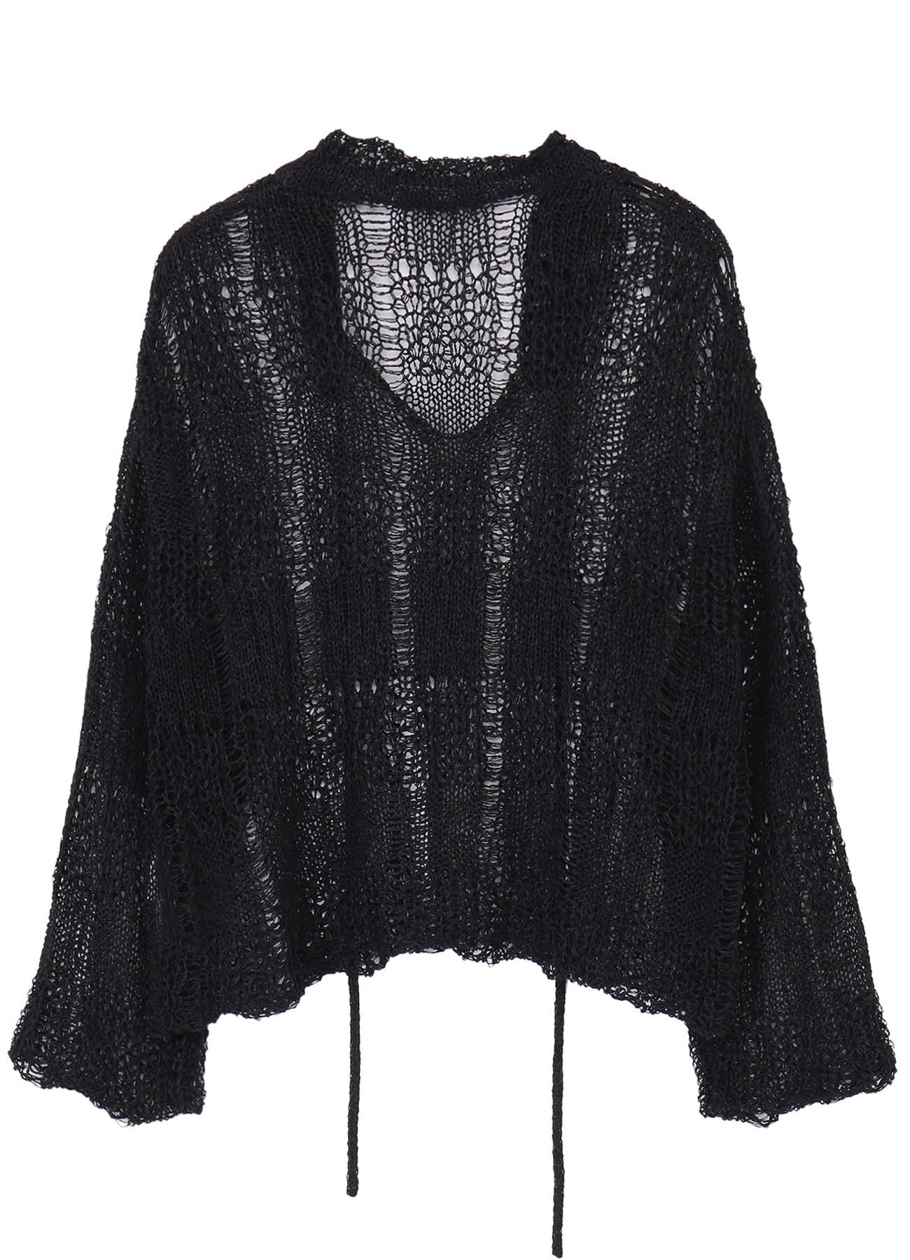 PLAID LOOSE-KNIT LONG SLEEVE PULLOVER