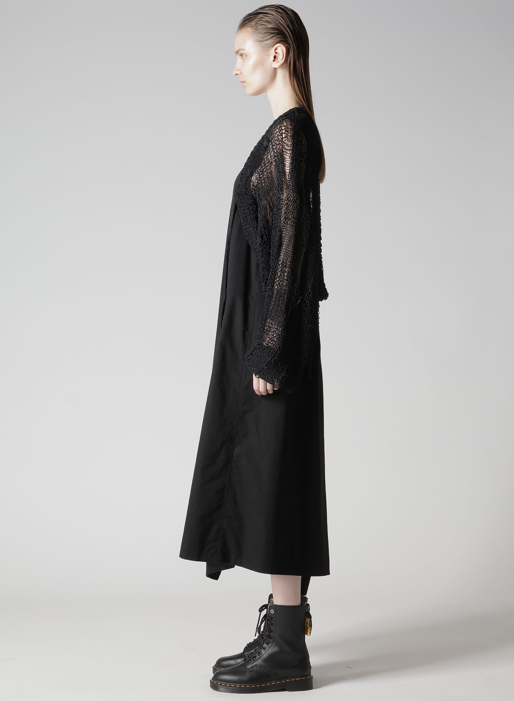 PLAID LOOSE-KNIT BOLERO