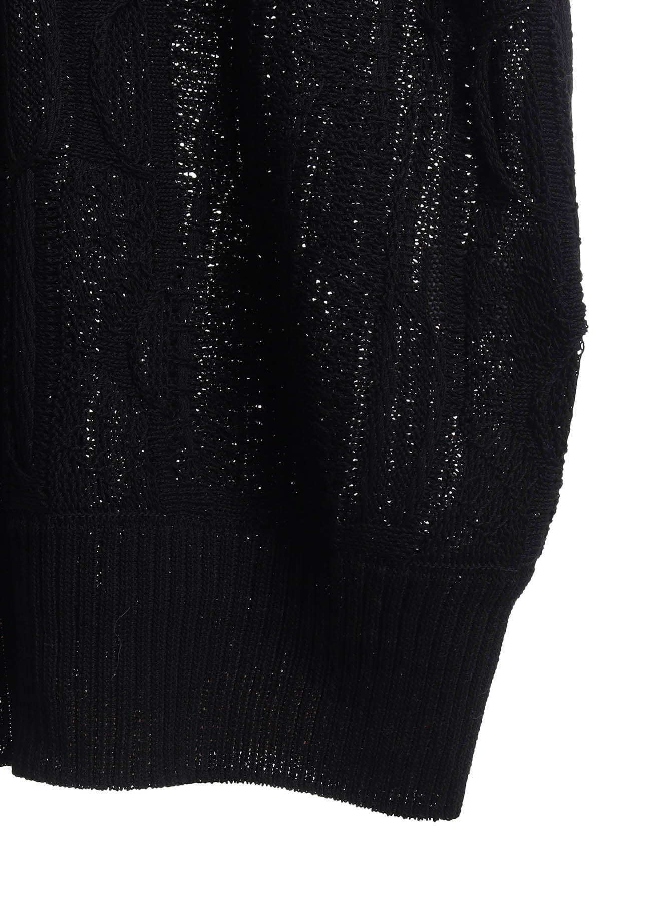 3D CABLE KNIT BIG PULLOVER