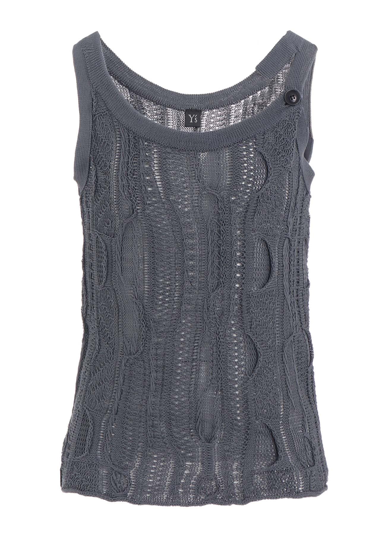 3D CABLE KNIT TANKTOP
