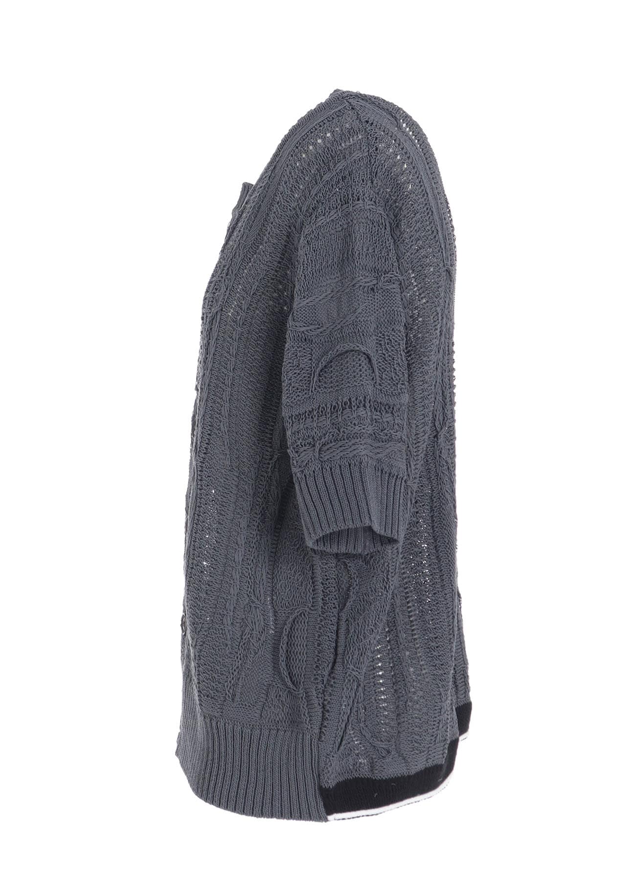 3D CABLE KNIT CARDIGAN
