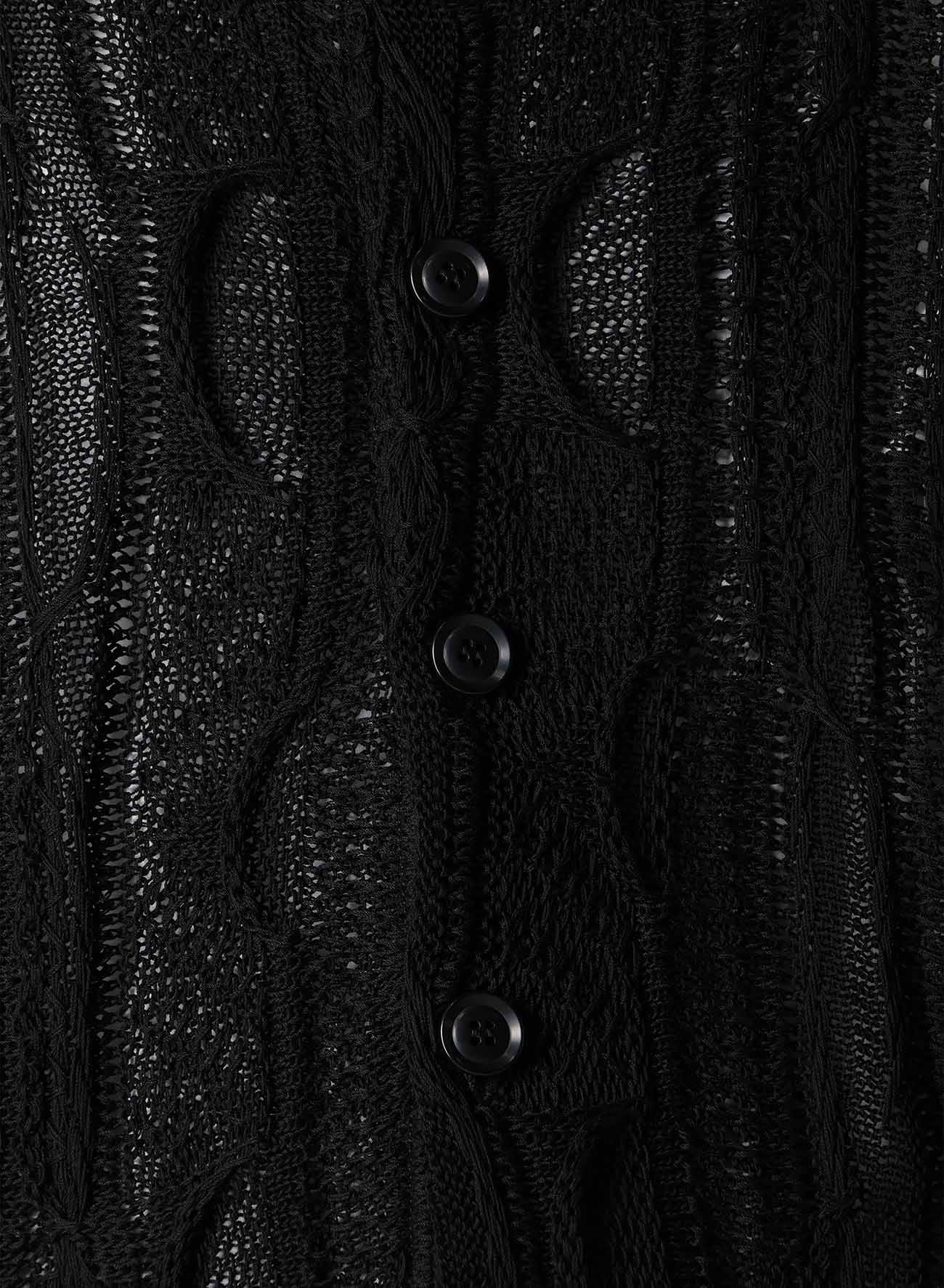 3D CABLE KNIT CARDIGAN