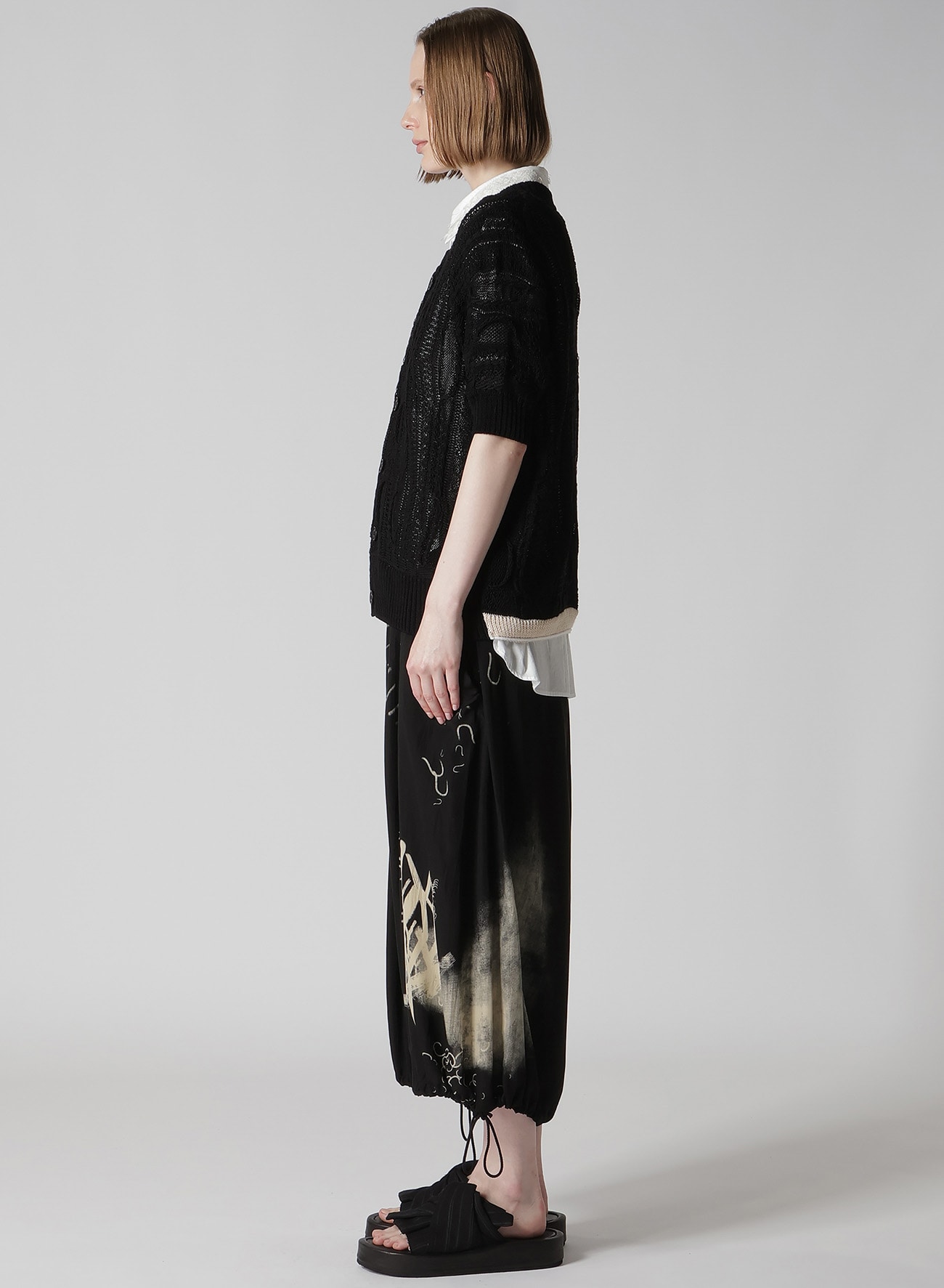 3D CABLE KNIT CARDIGAN