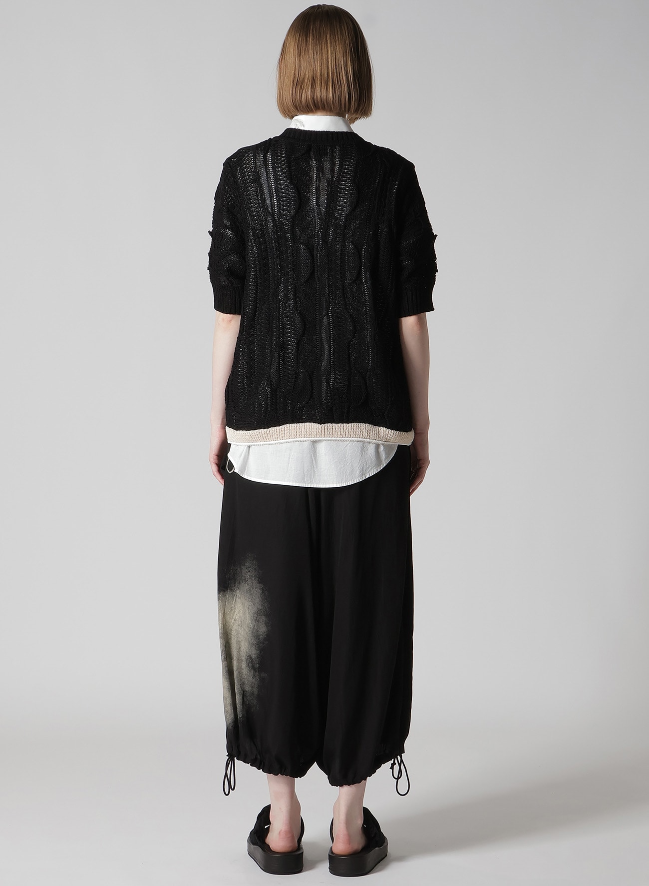 3D CABLE KNIT CARDIGAN