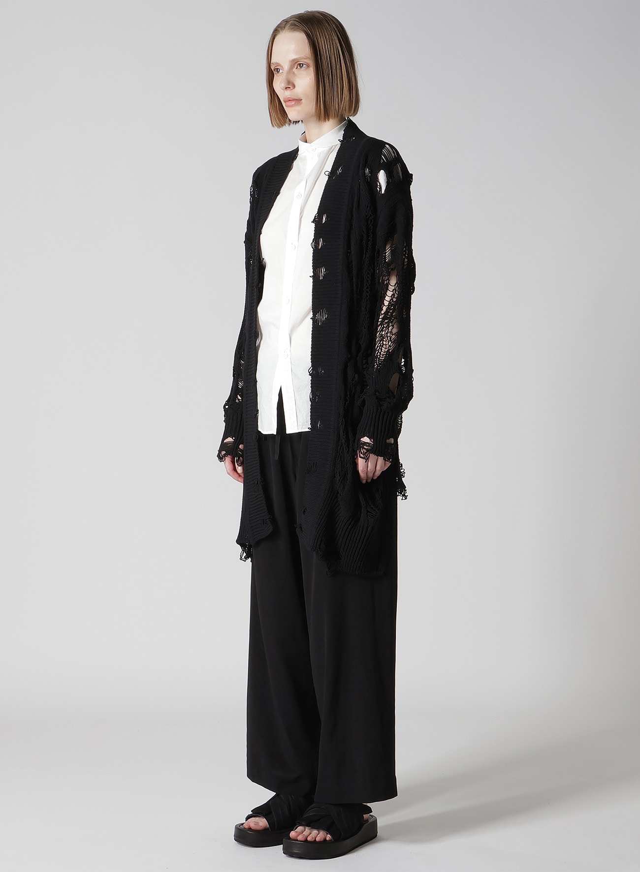 THREAD DESIGN KNIT CARDIGAN