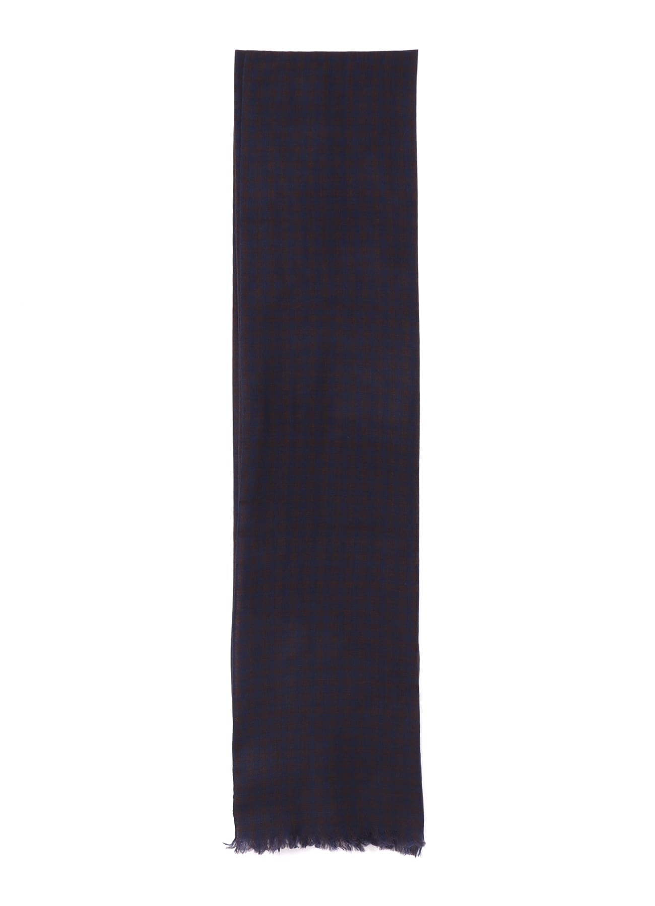 WOOL/SILK PLAID SCARF