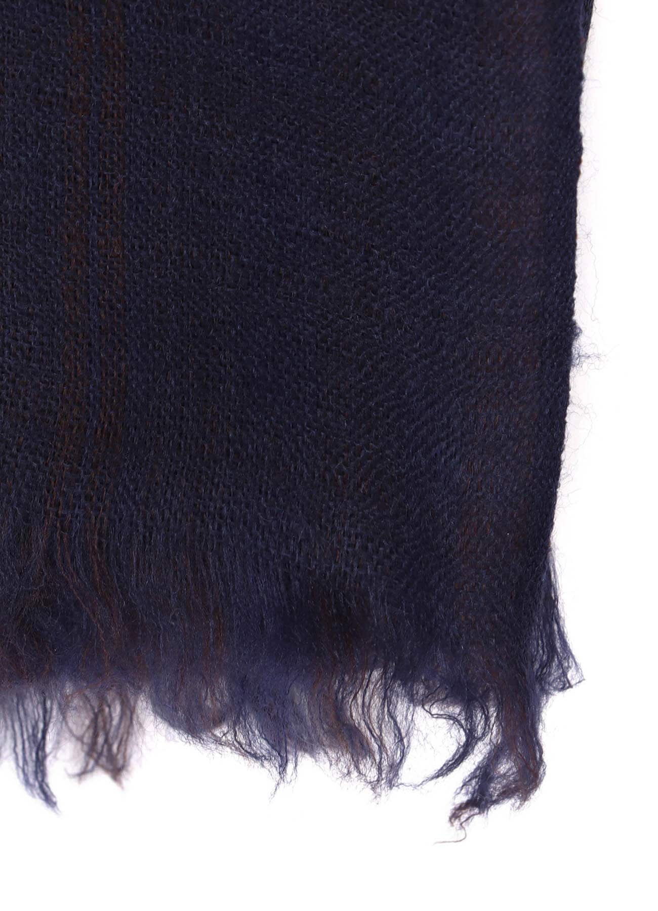 WOOL/SILK PLAID SCARF