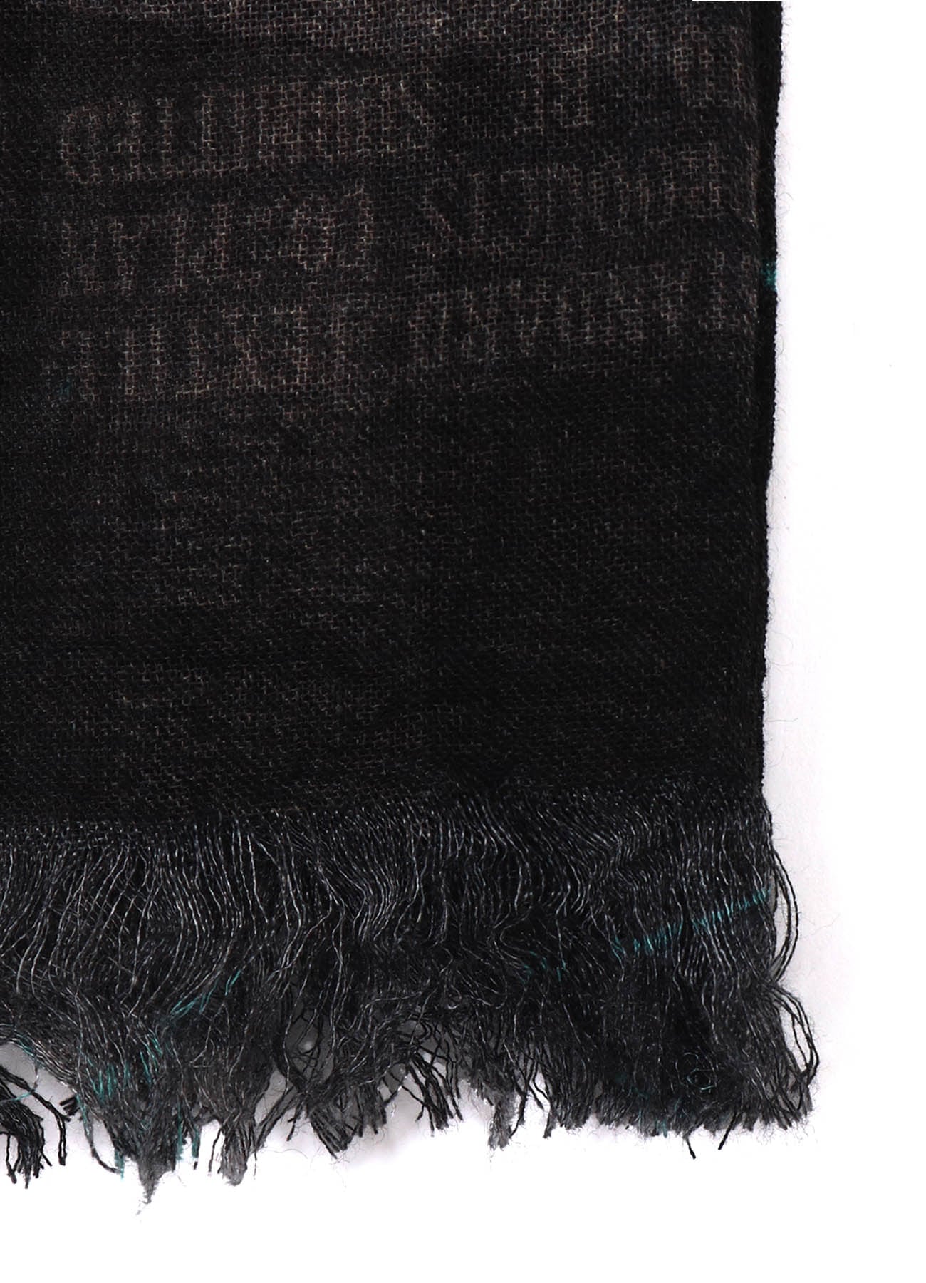 RAYON/LINEN NEWSPAPER PRINT SCARF