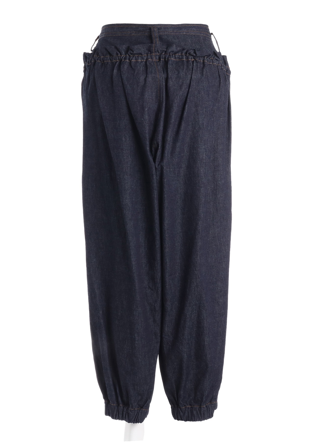 6OZ DENIM DOUBLE ELASTIC WAIST PANTS