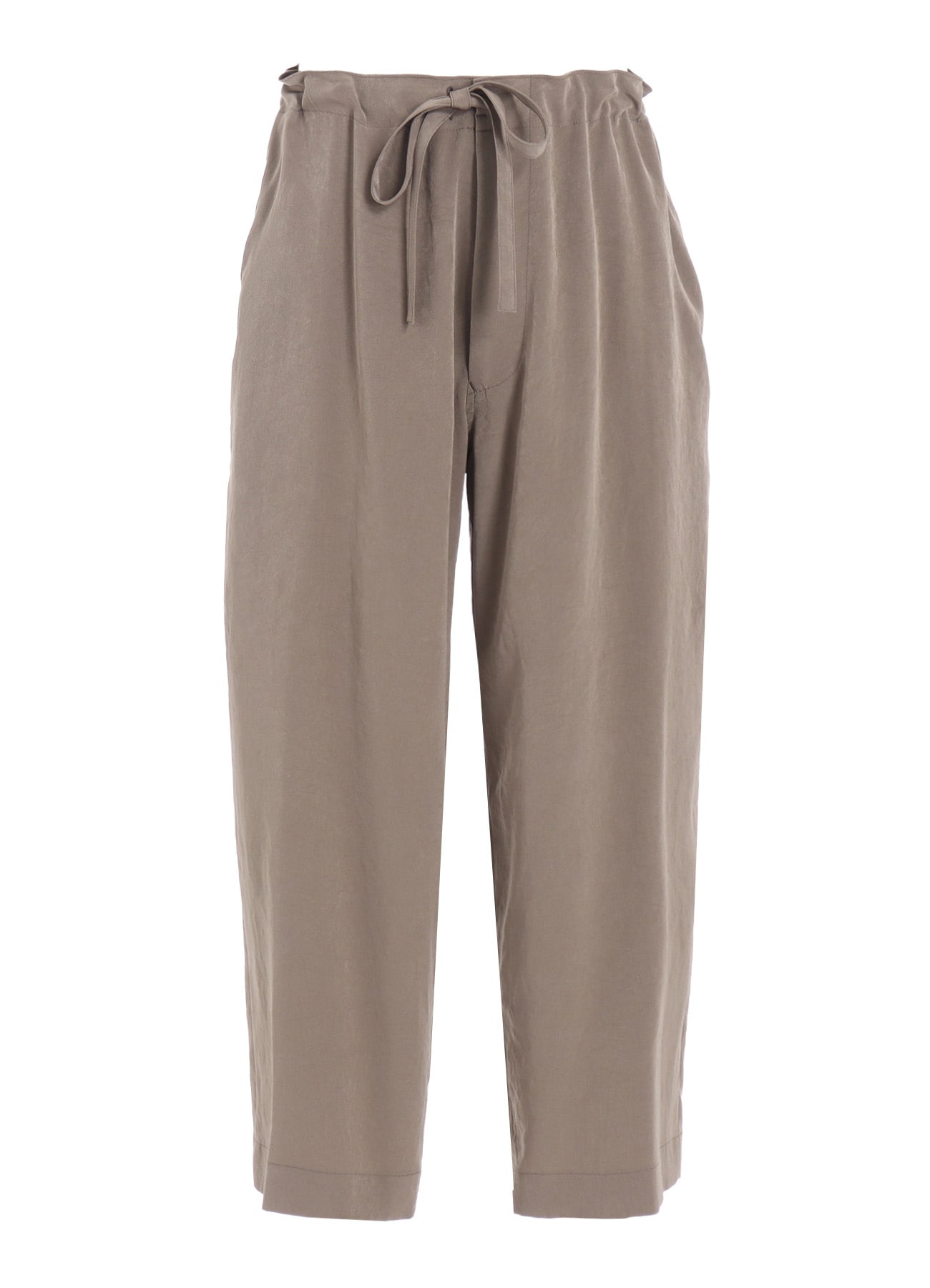 TA/PE CREPE DE CHINE STRING STRAIGHT PANTS