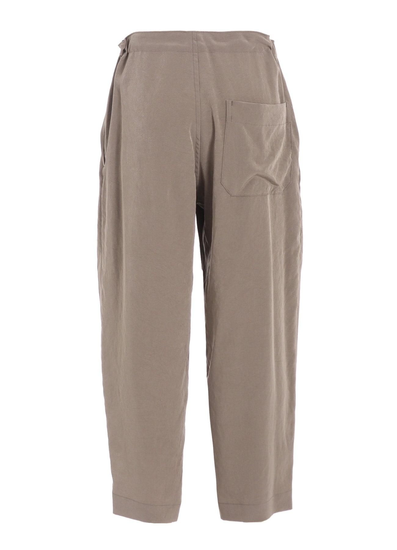 TA/PE CREPE DE CHINE STRING STRAIGHT PANTS