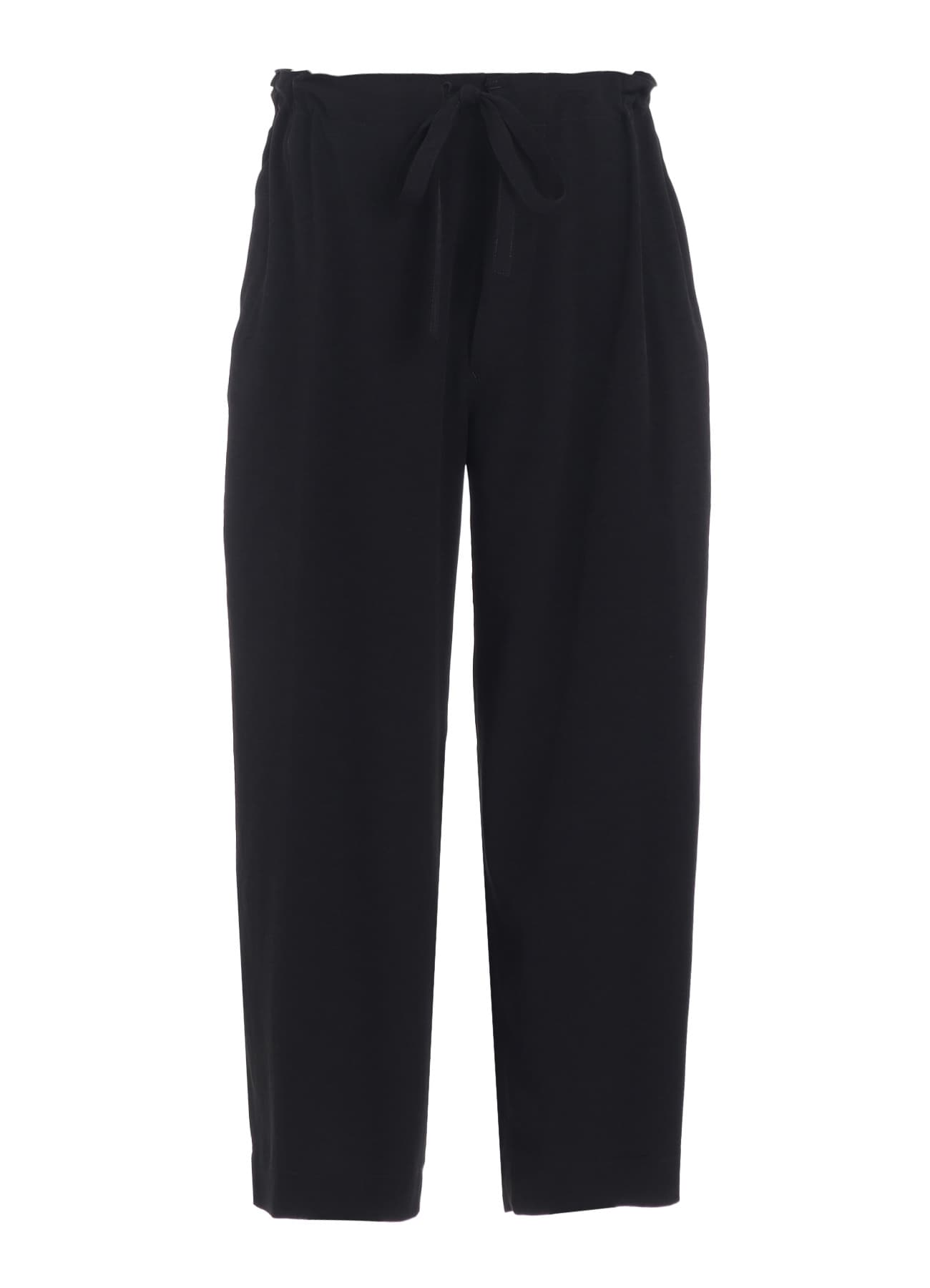 TA/PE CREPE DE CHINE STRING STRAIGHT PANTS