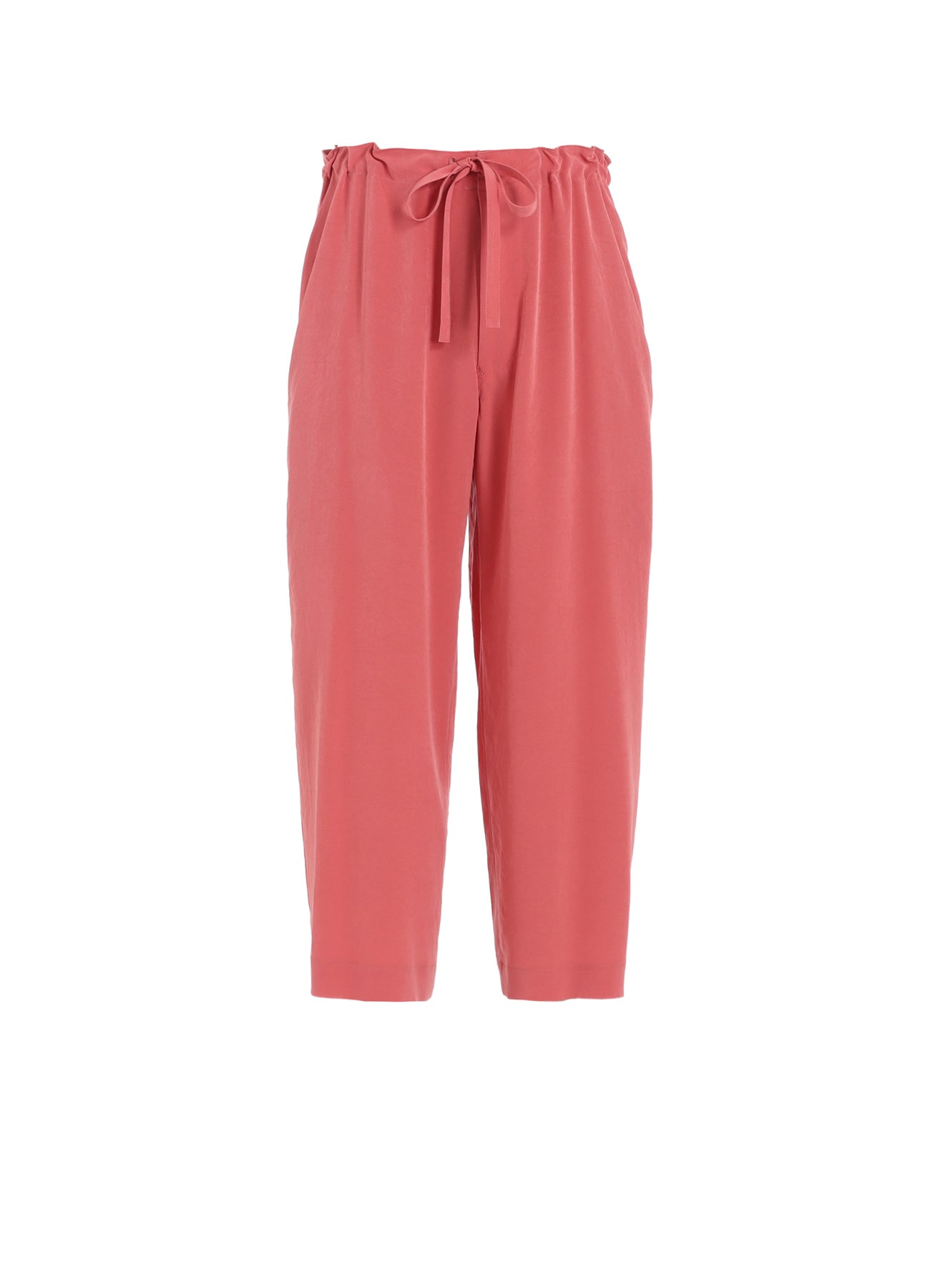 TA/PE CREPE DE CHINE STRING STRAIGHT PANTS