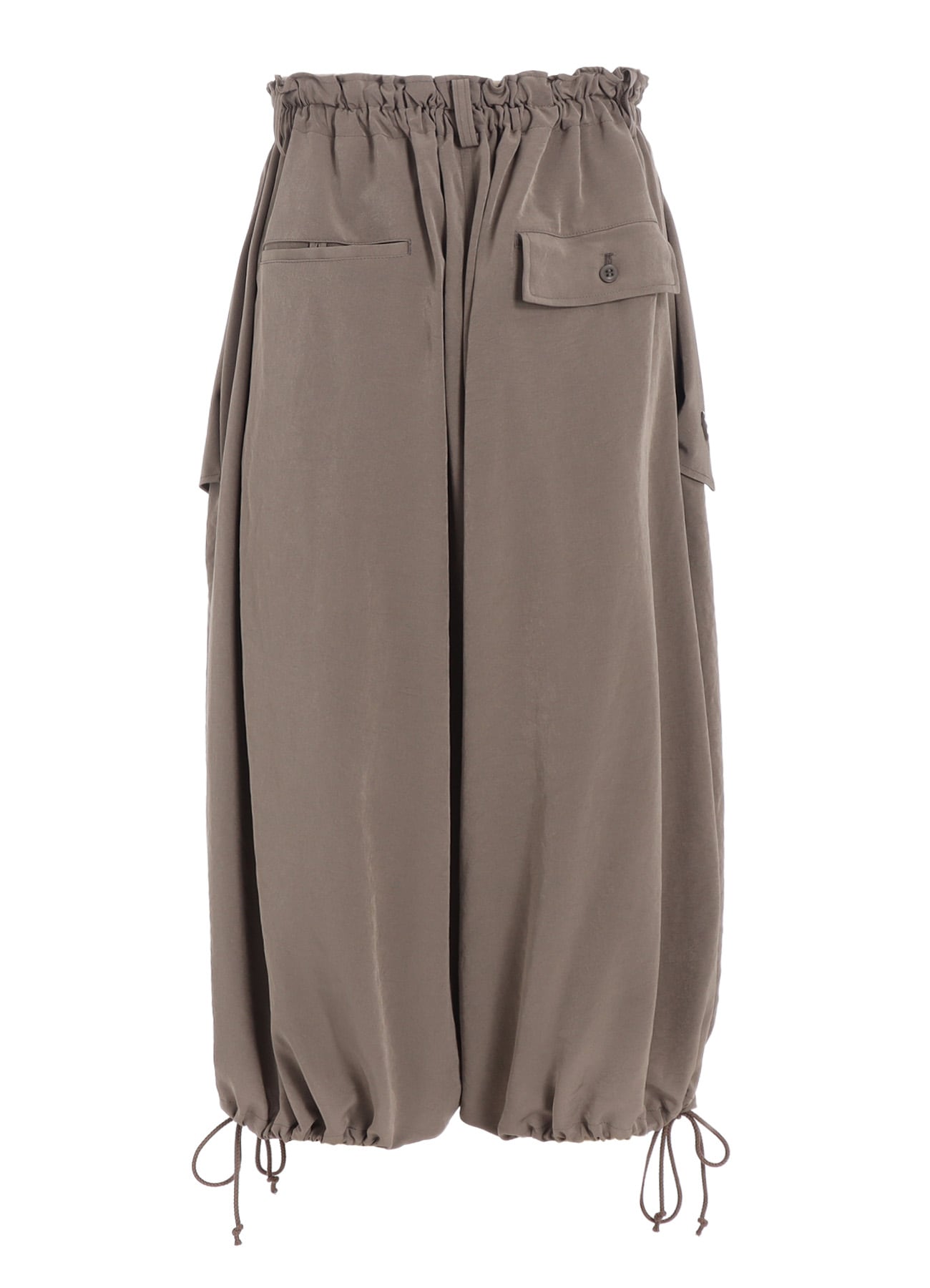 TA/PE CREPE DE CHINE ELASTIC WAIST PANTS